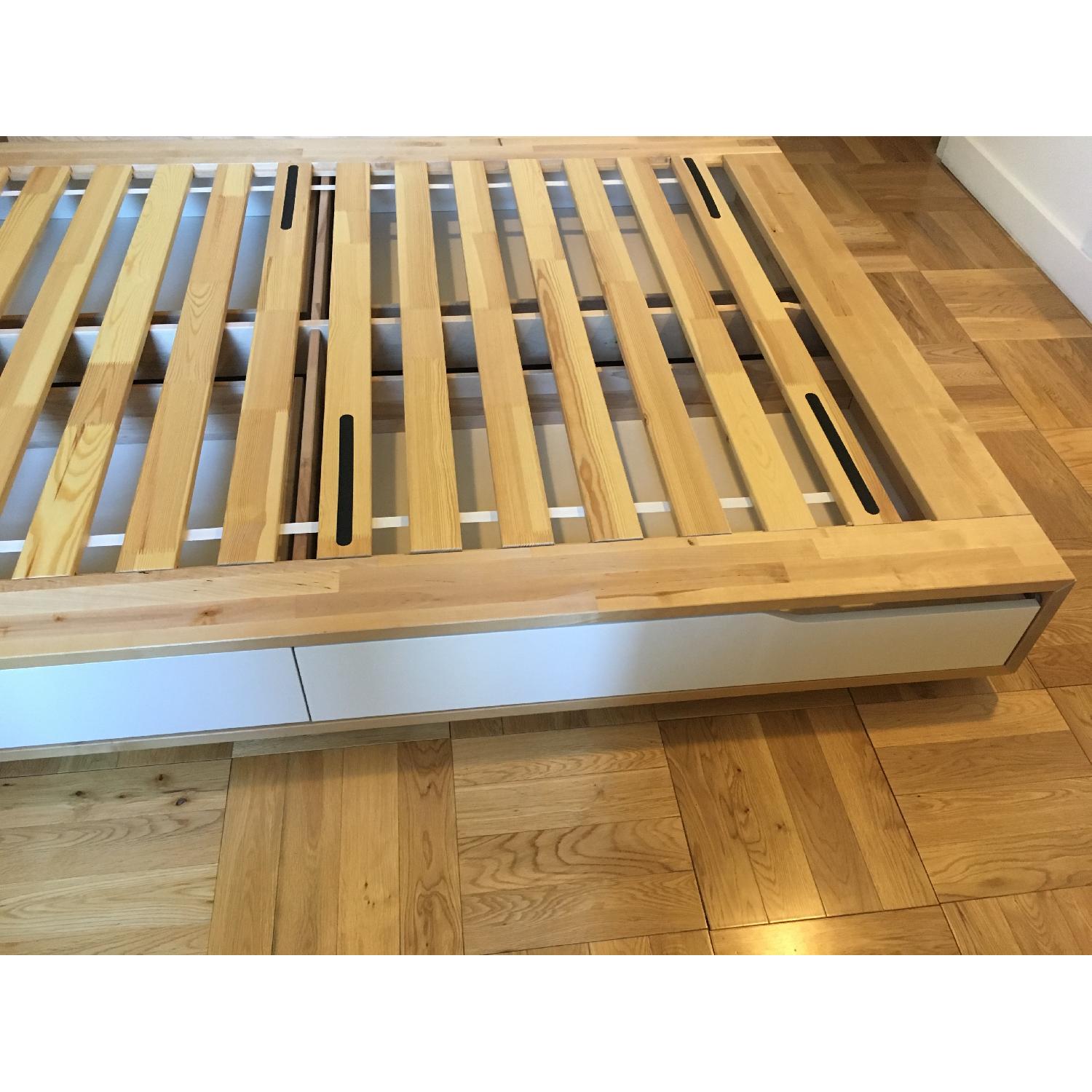 Ikea Mid-Century Full Size Storage Bed - image-4