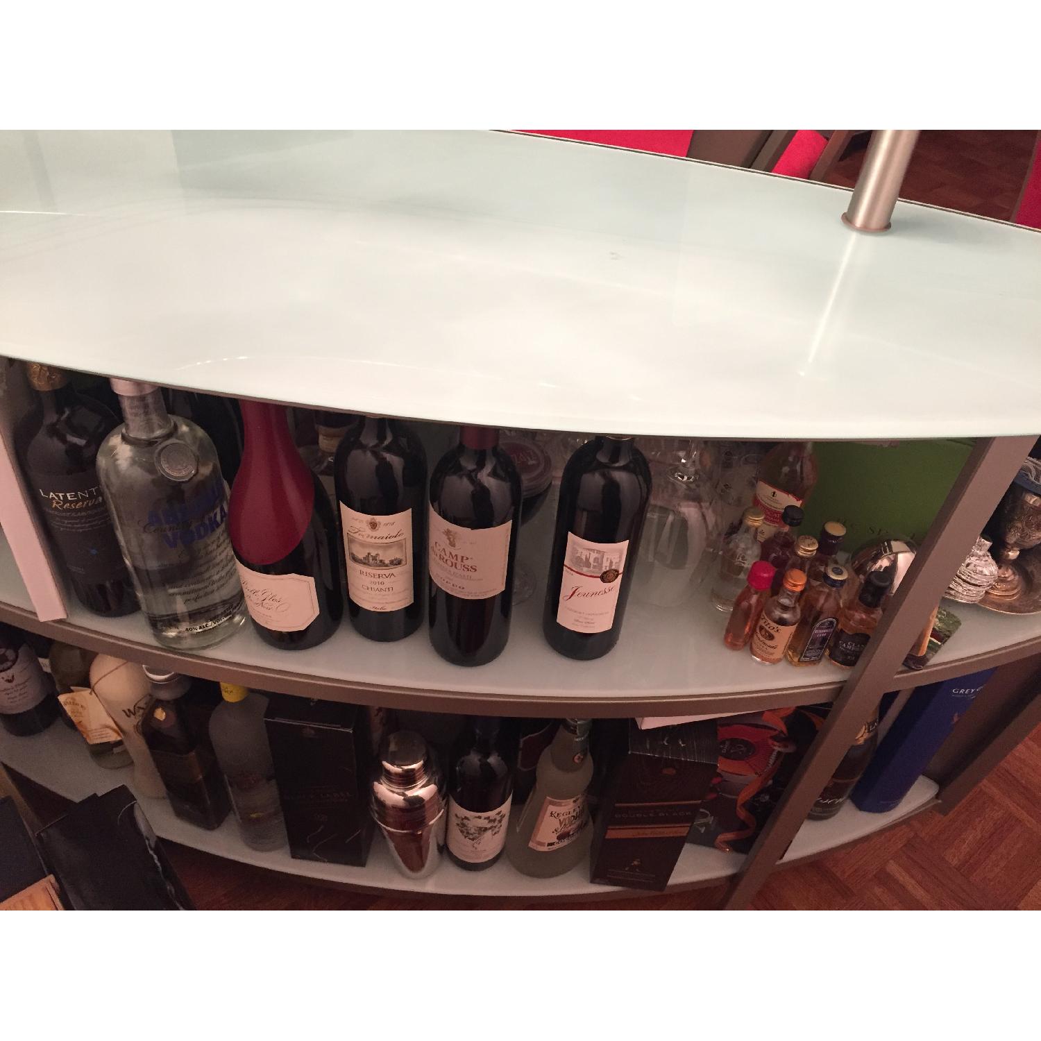 Stainless Steel Glass Top Bar - image-6