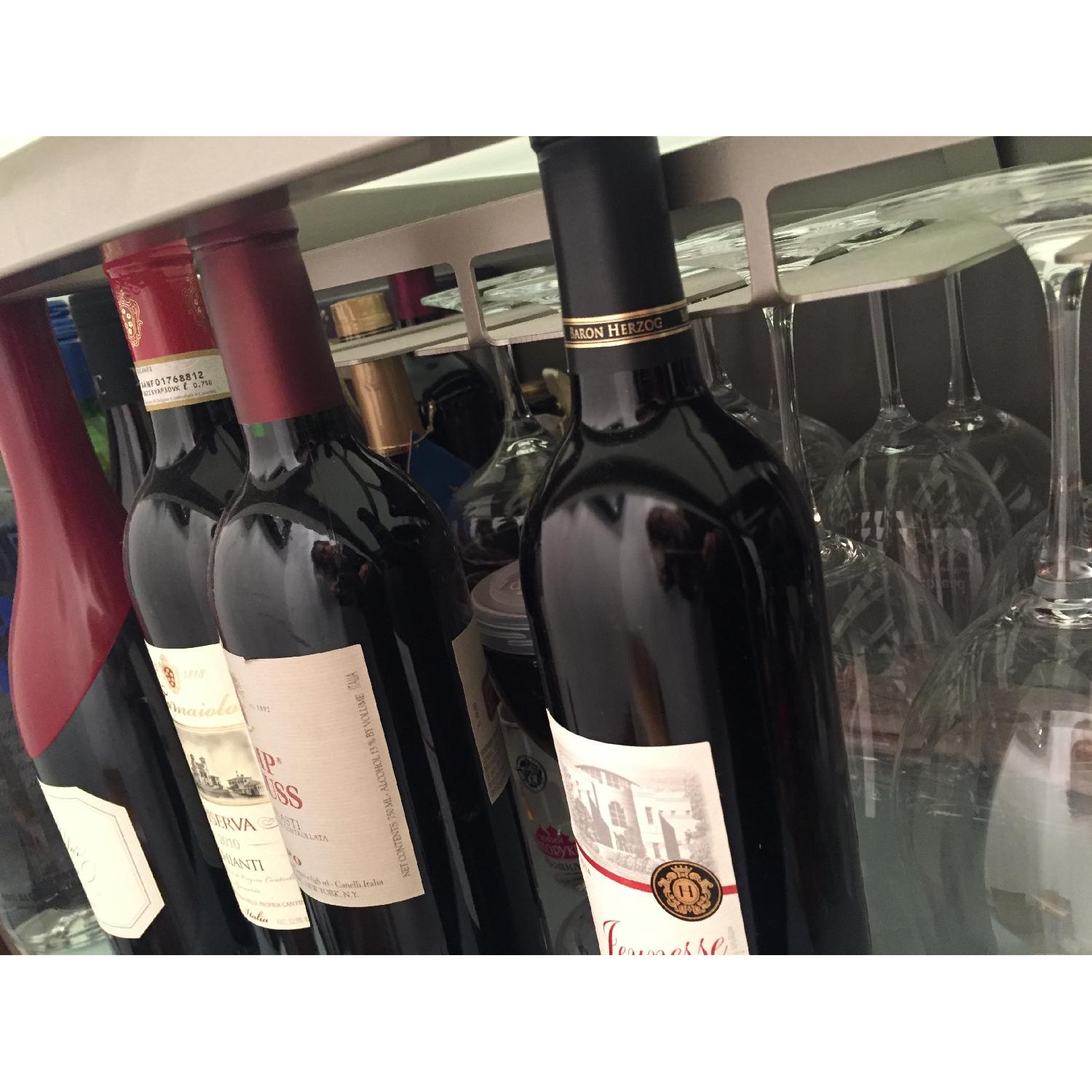 Stainless Steel Glass Top Bar - image-9