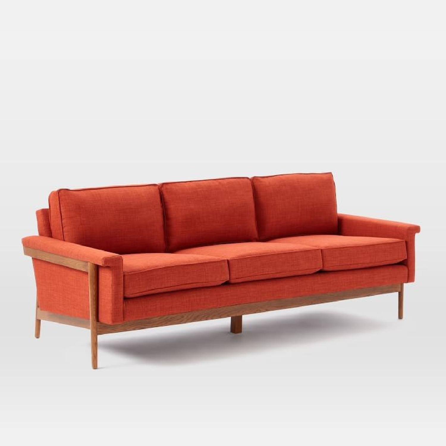 West Elm Leon Wood Frame Sofa - image-3