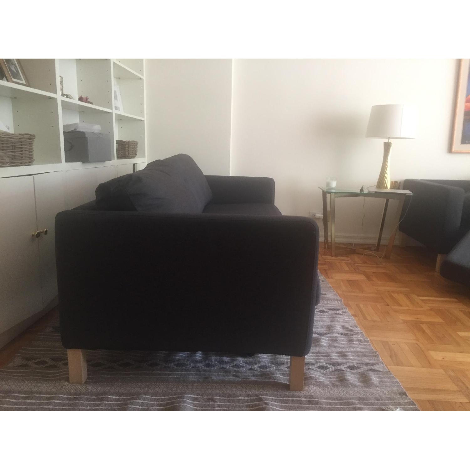 Ikea Karlstad Sofa in Navy Blue - image-3