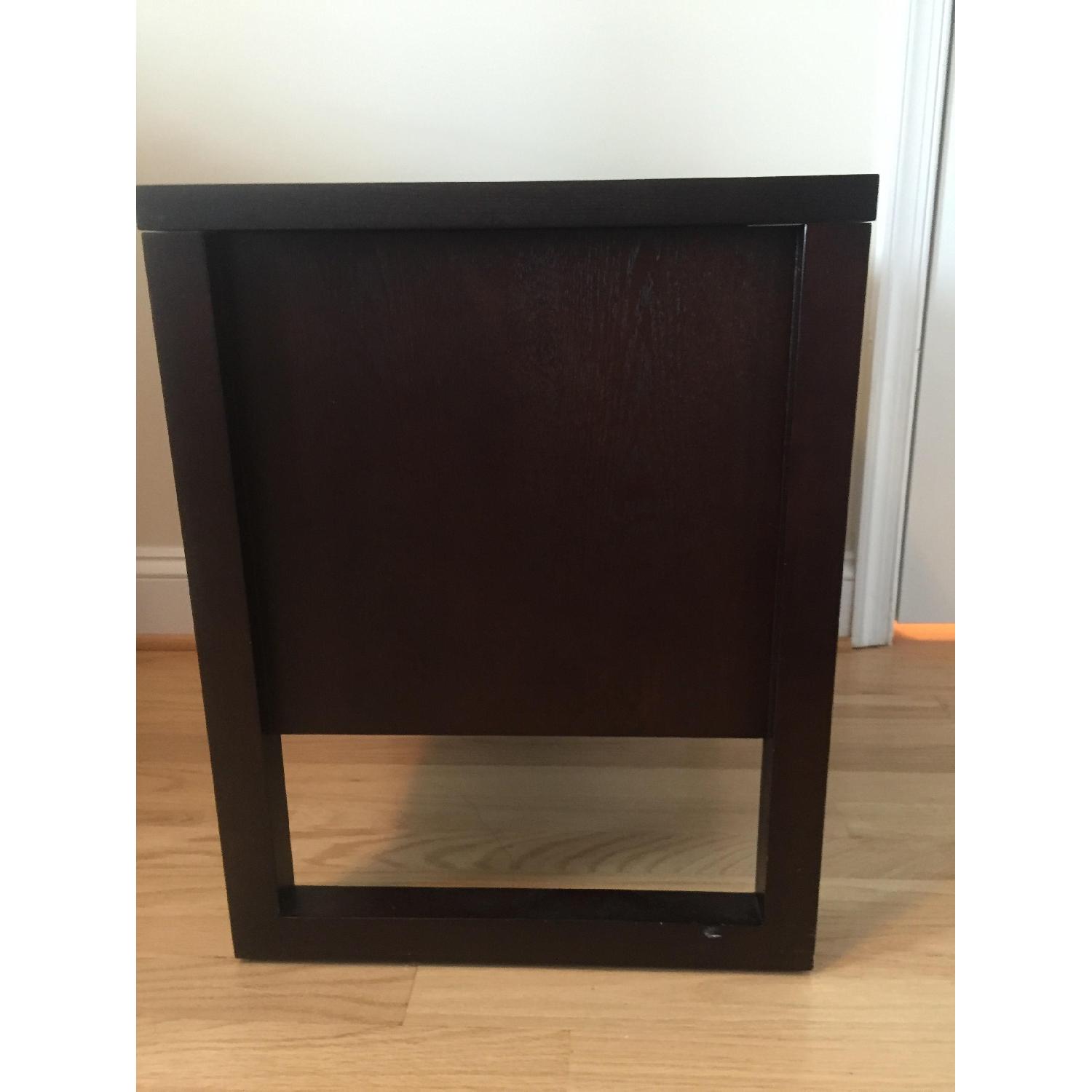 Crate & Barrel Espresso Night Stand - image-2