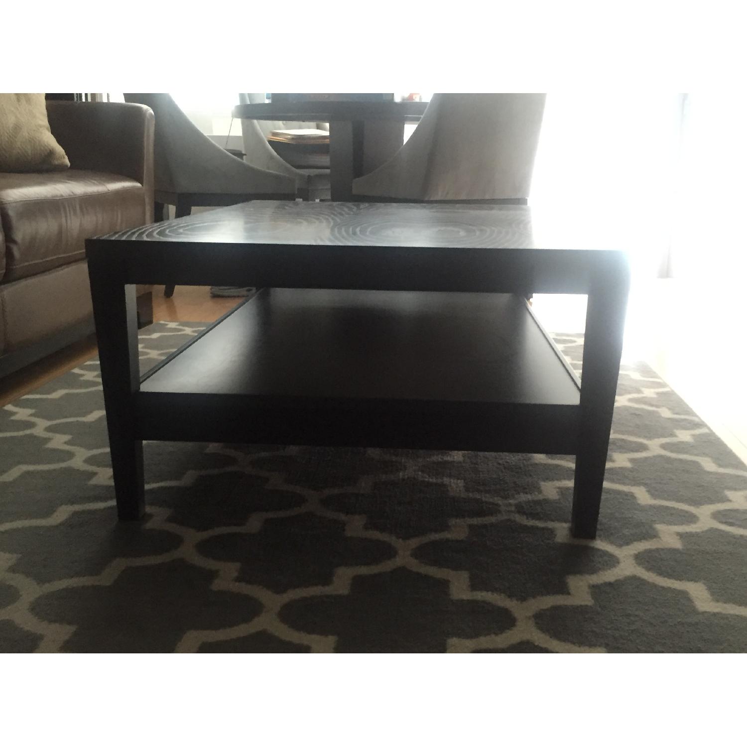 Crate & Barrel Coffee Table in Espresso - image-2