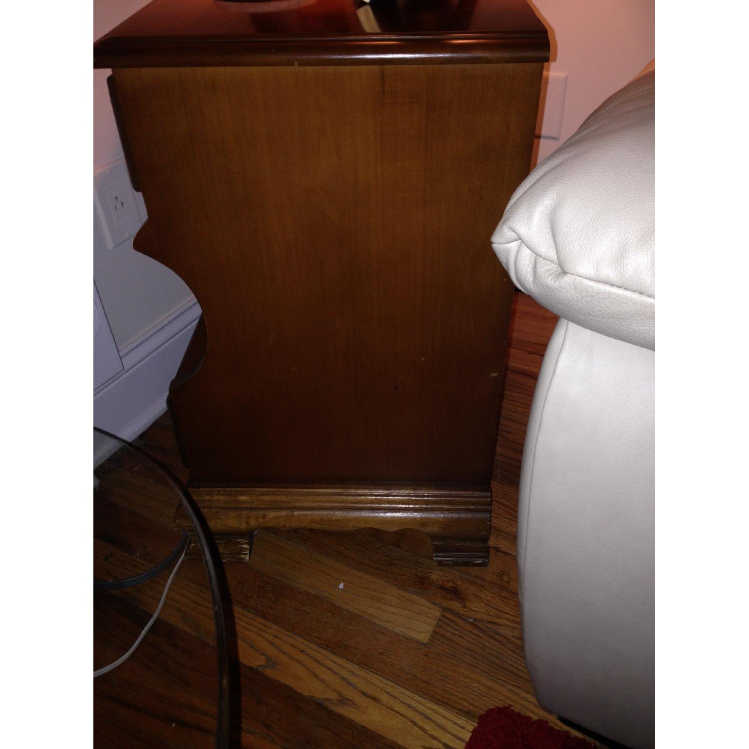 Solid Oak End Table - image-2