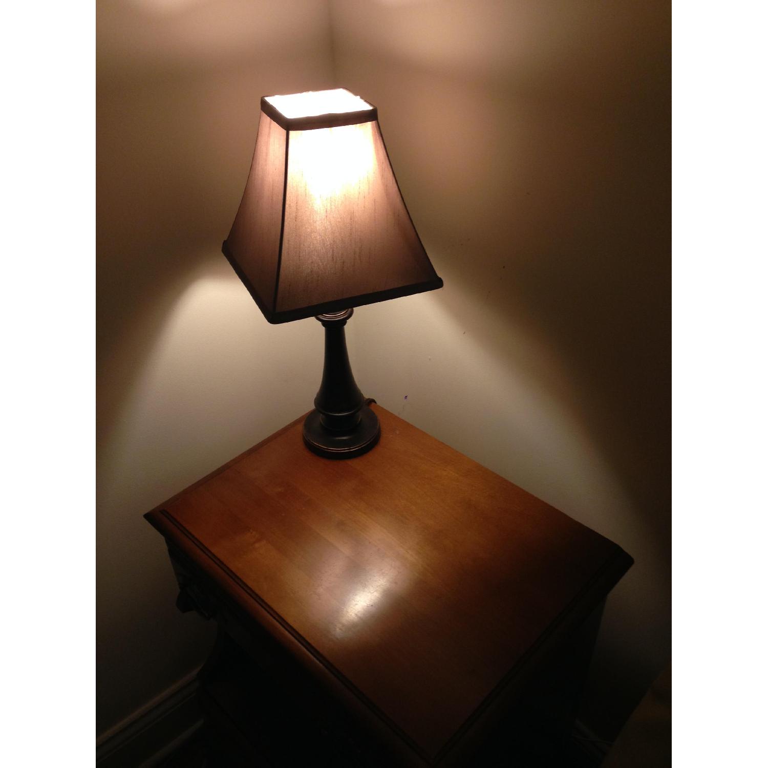 Solid Oak End Table - image-5