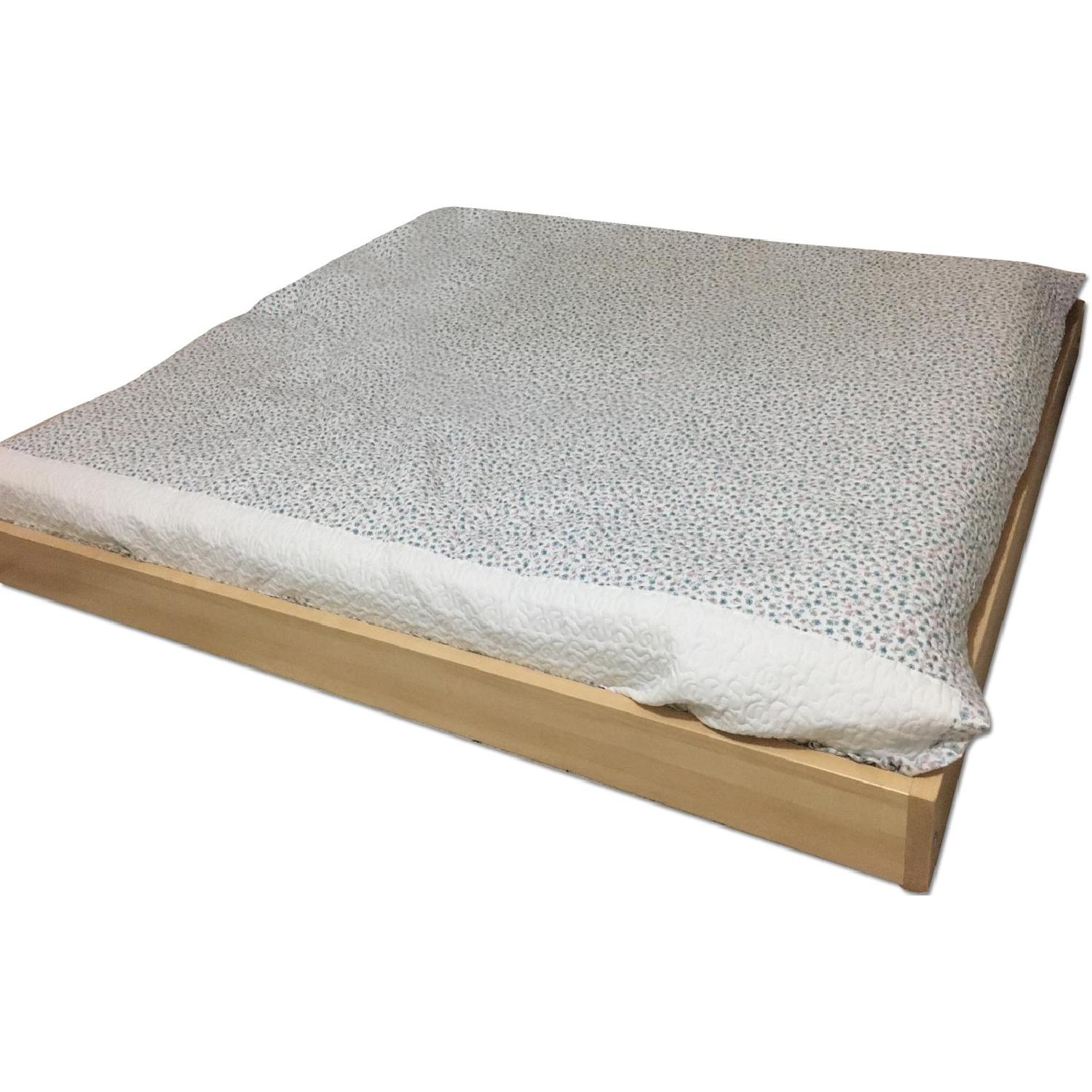 Ikea Queen Size Platform Bed Frame - image-0