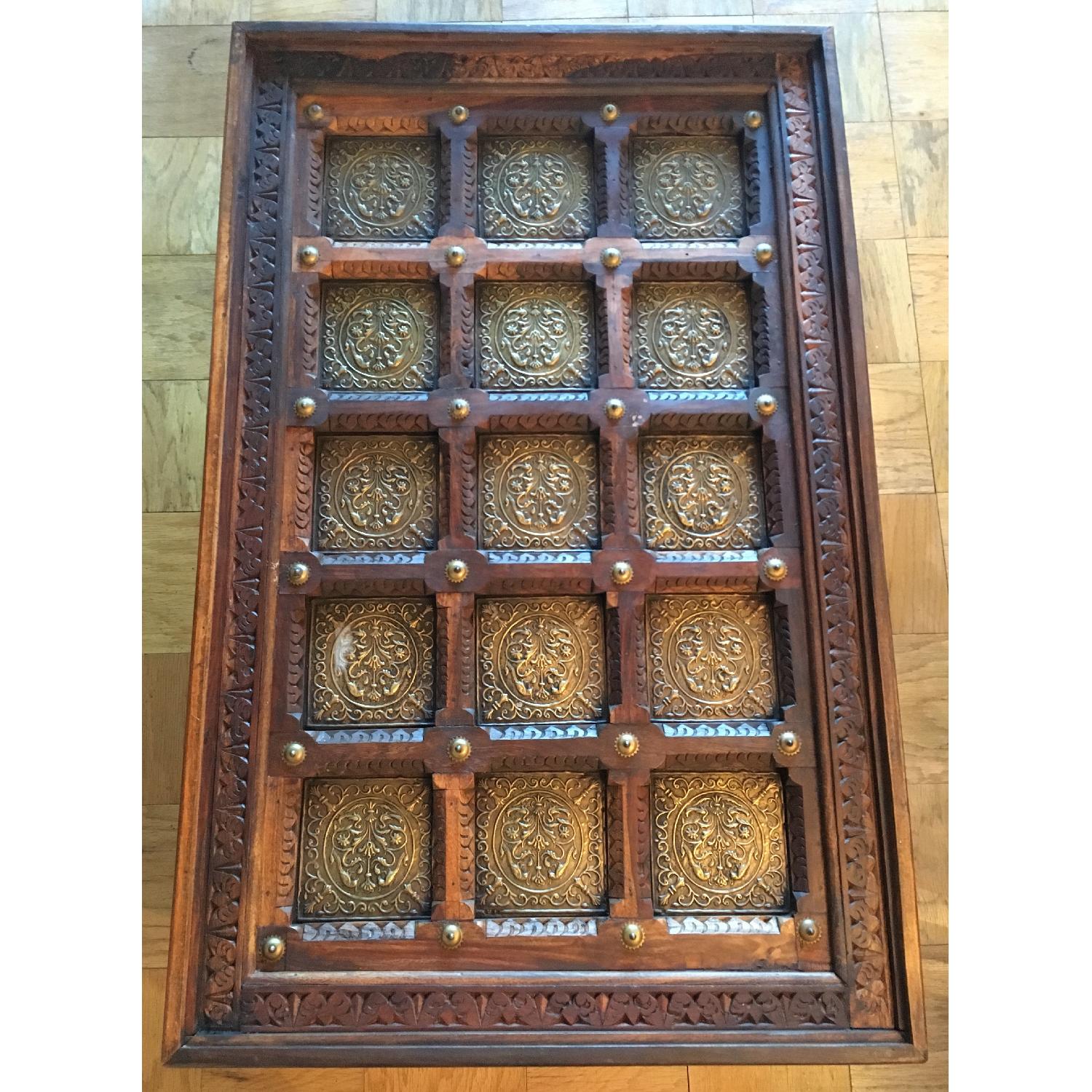 Rectangular Wooden Coffee Table - image-2