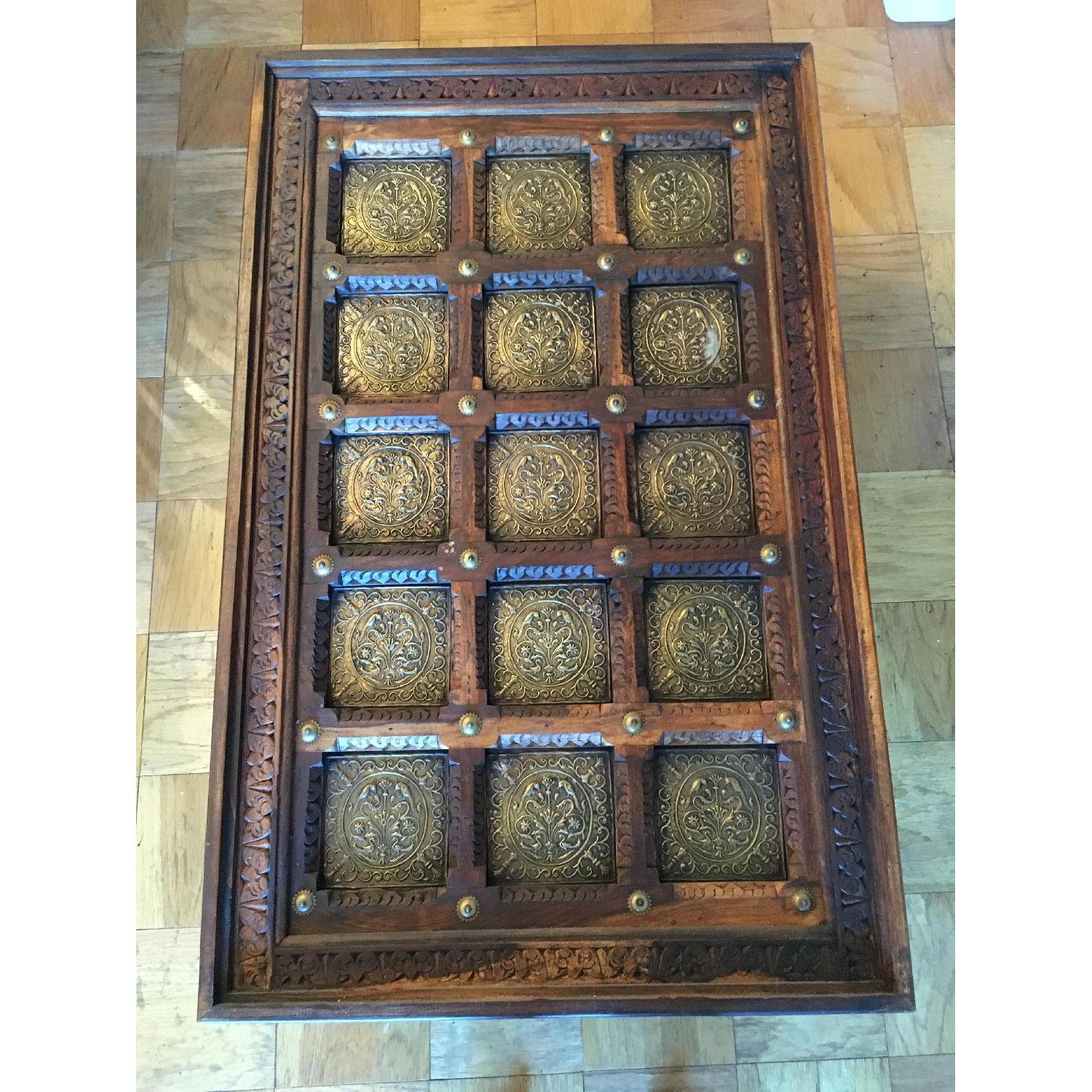 Rectangular Wooden Coffee Table - image-7