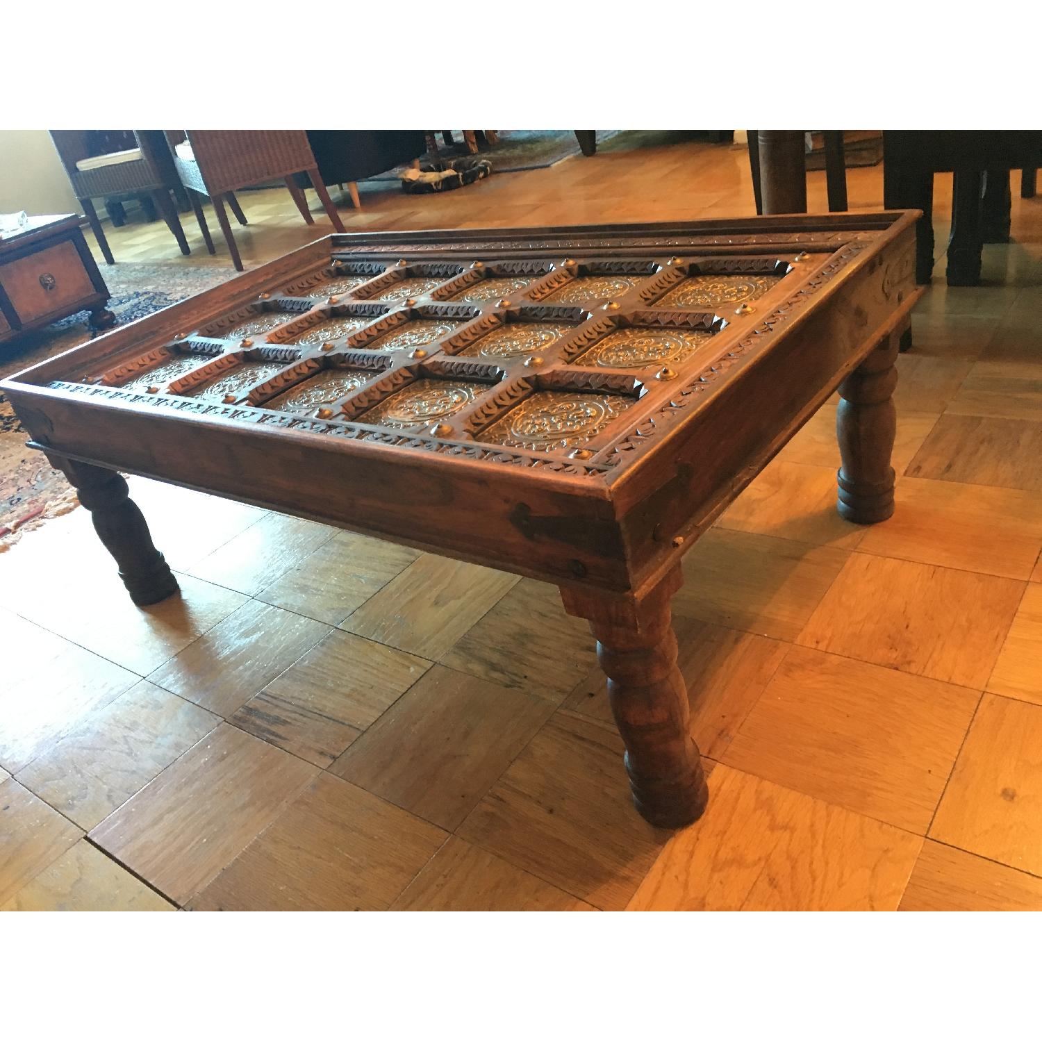 Rectangular Wooden Coffee Table - image-8