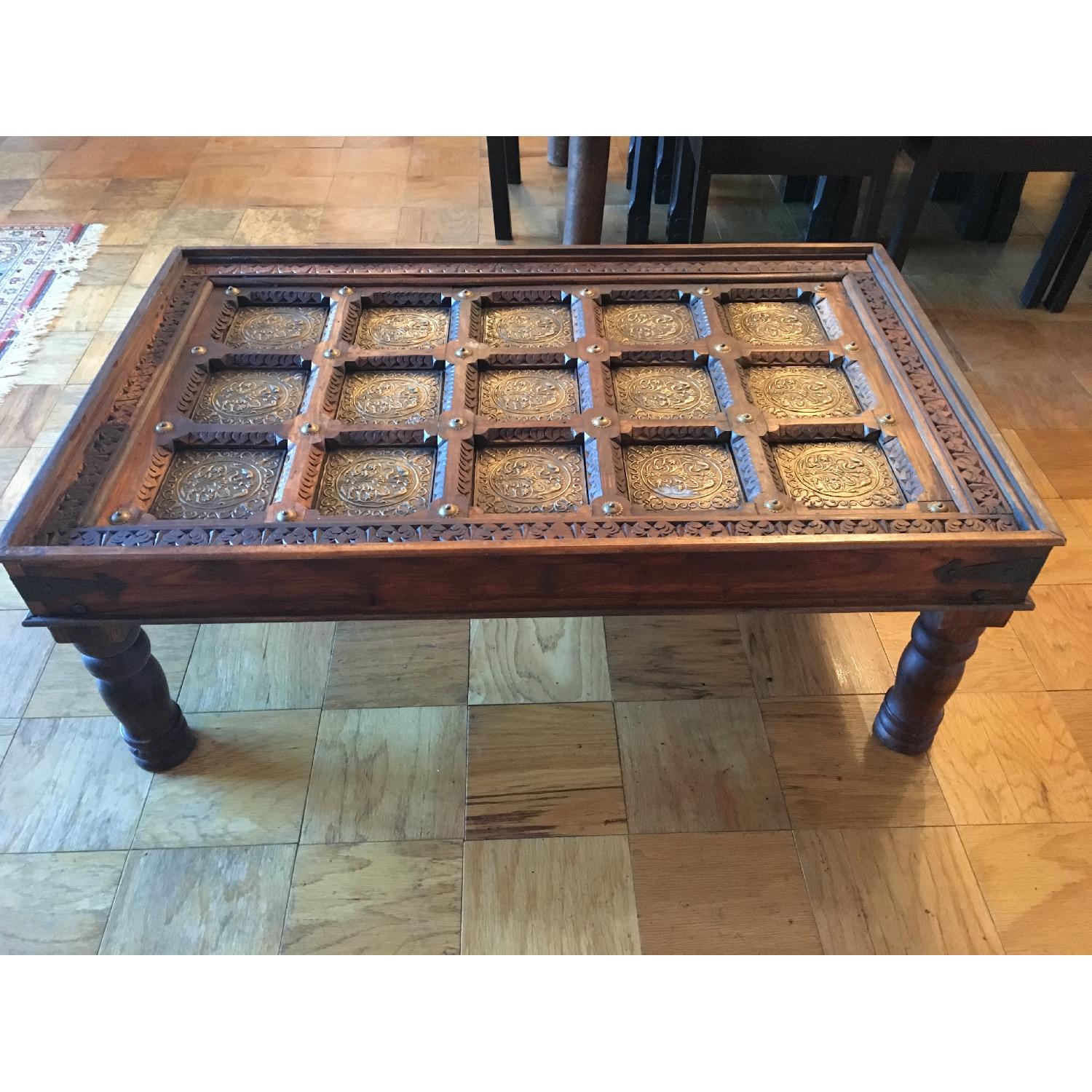 Rectangular Wooden Coffee Table - image-10