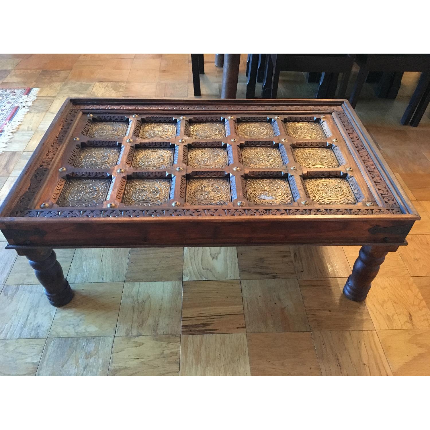 Rectangular Wooden Coffee Table - image-11