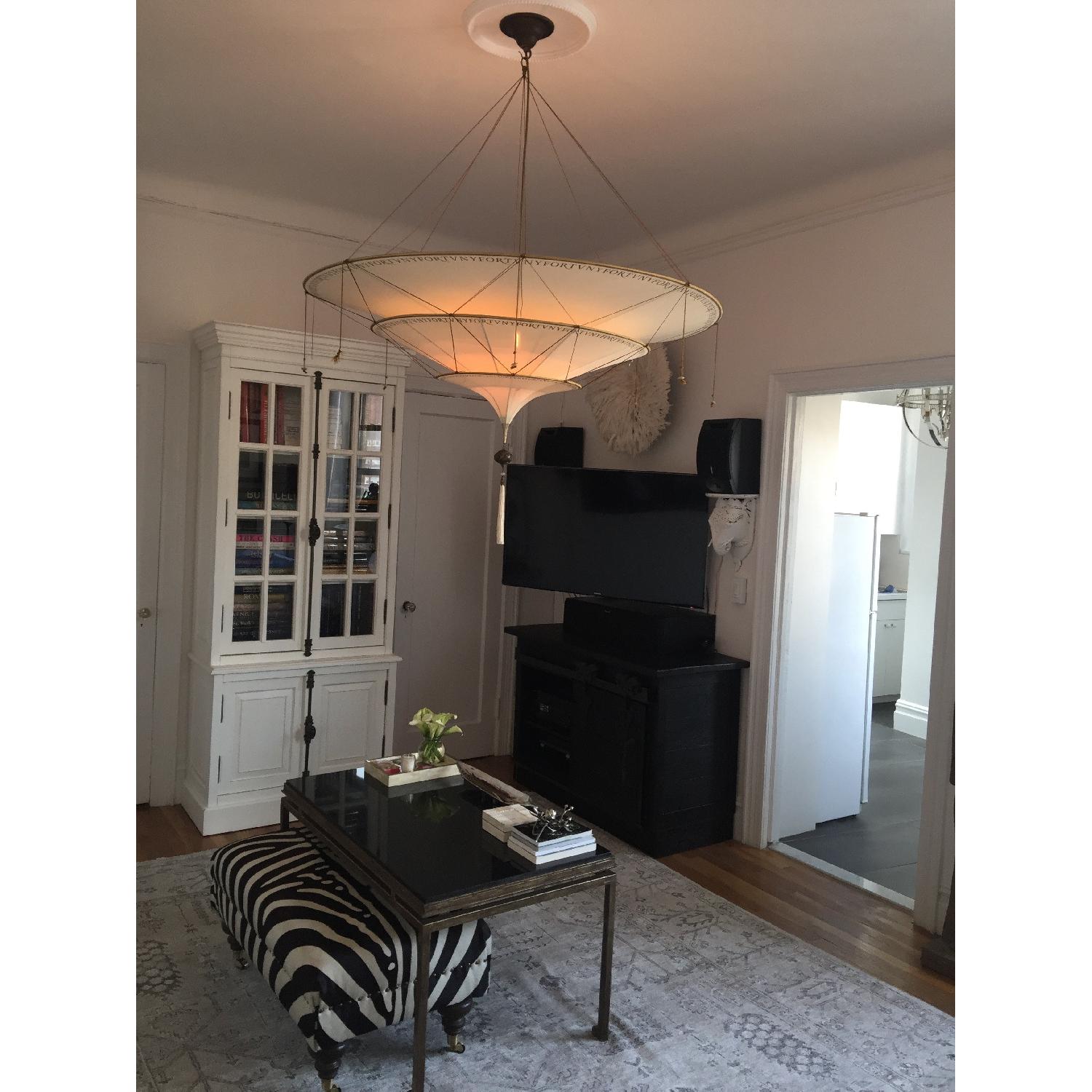 Restoration Hardware Sideboard w/ Hutch/Bookcase in White - image-7