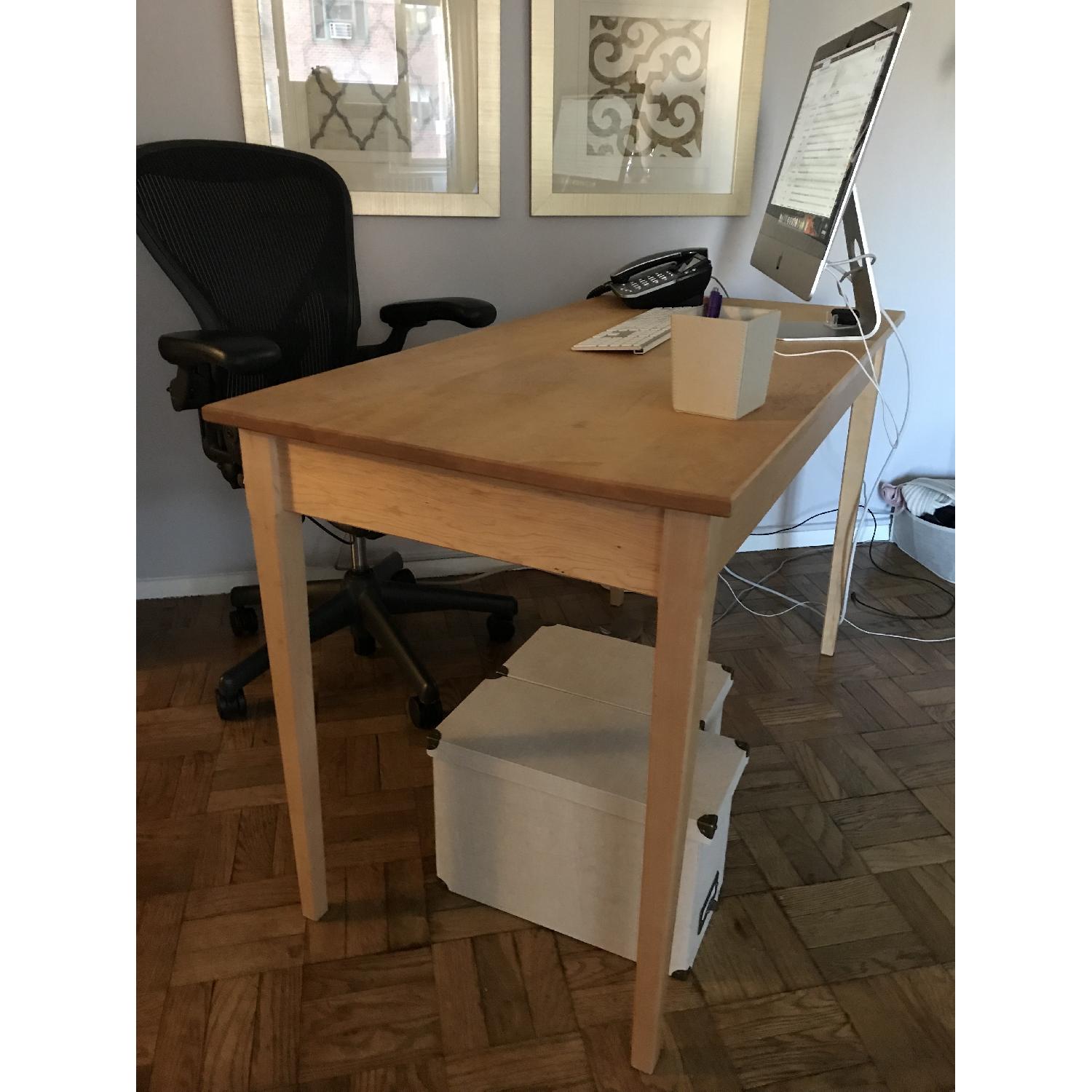 Maple Corner Woodworks Solid Maple Desk w/ Drawer - image-3