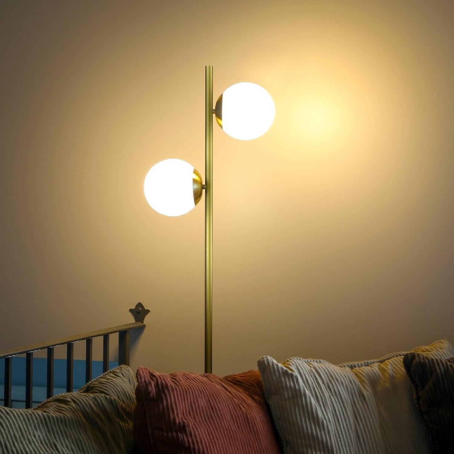 MidCentury Modern Globe Floor Lamp AptDeco