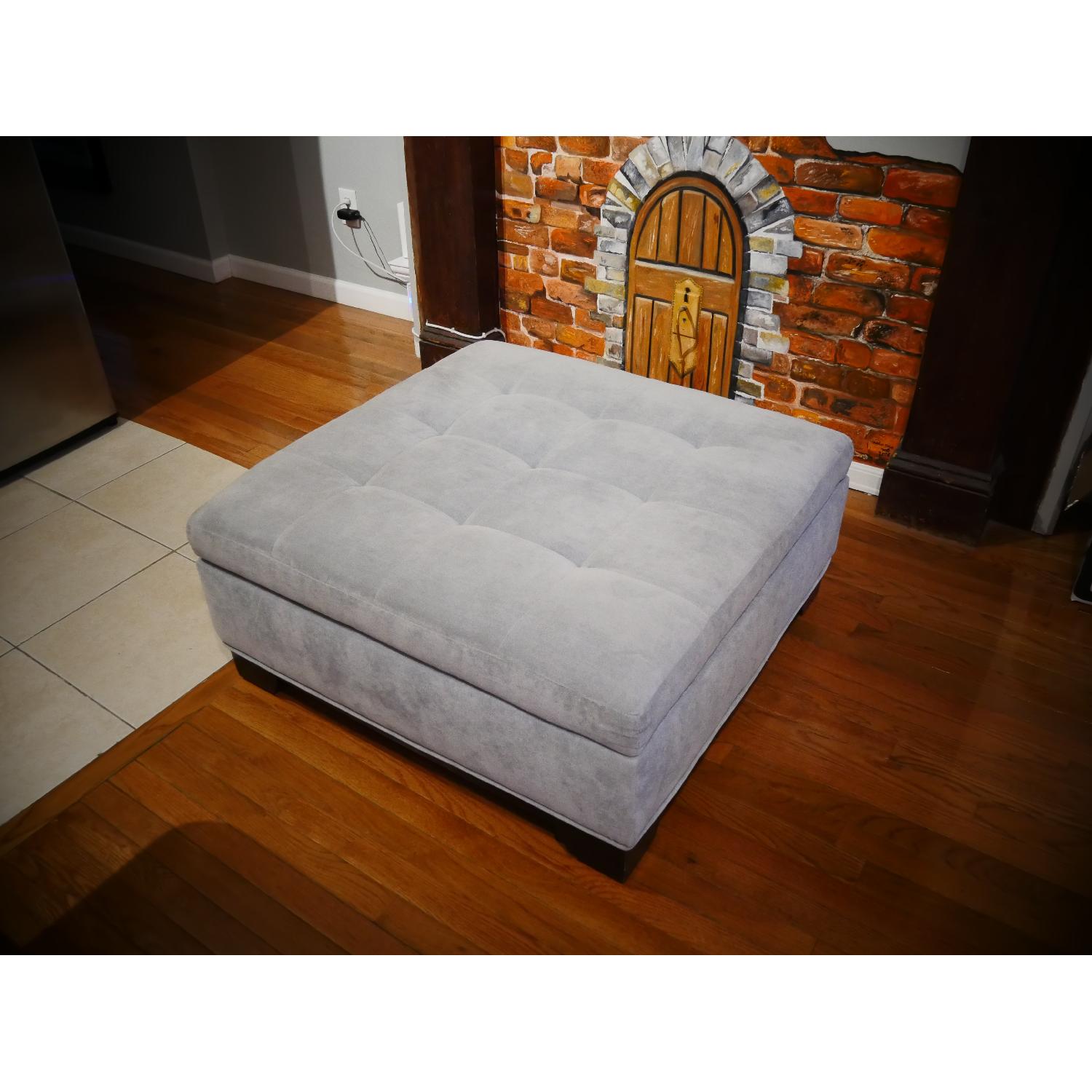 Macy's Elliot II Fabric Square Storage Ottoman - image-3