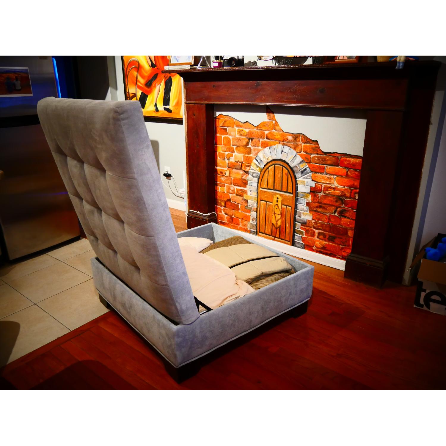 Macy's Elliot II Fabric Square Storage Ottoman - image-5