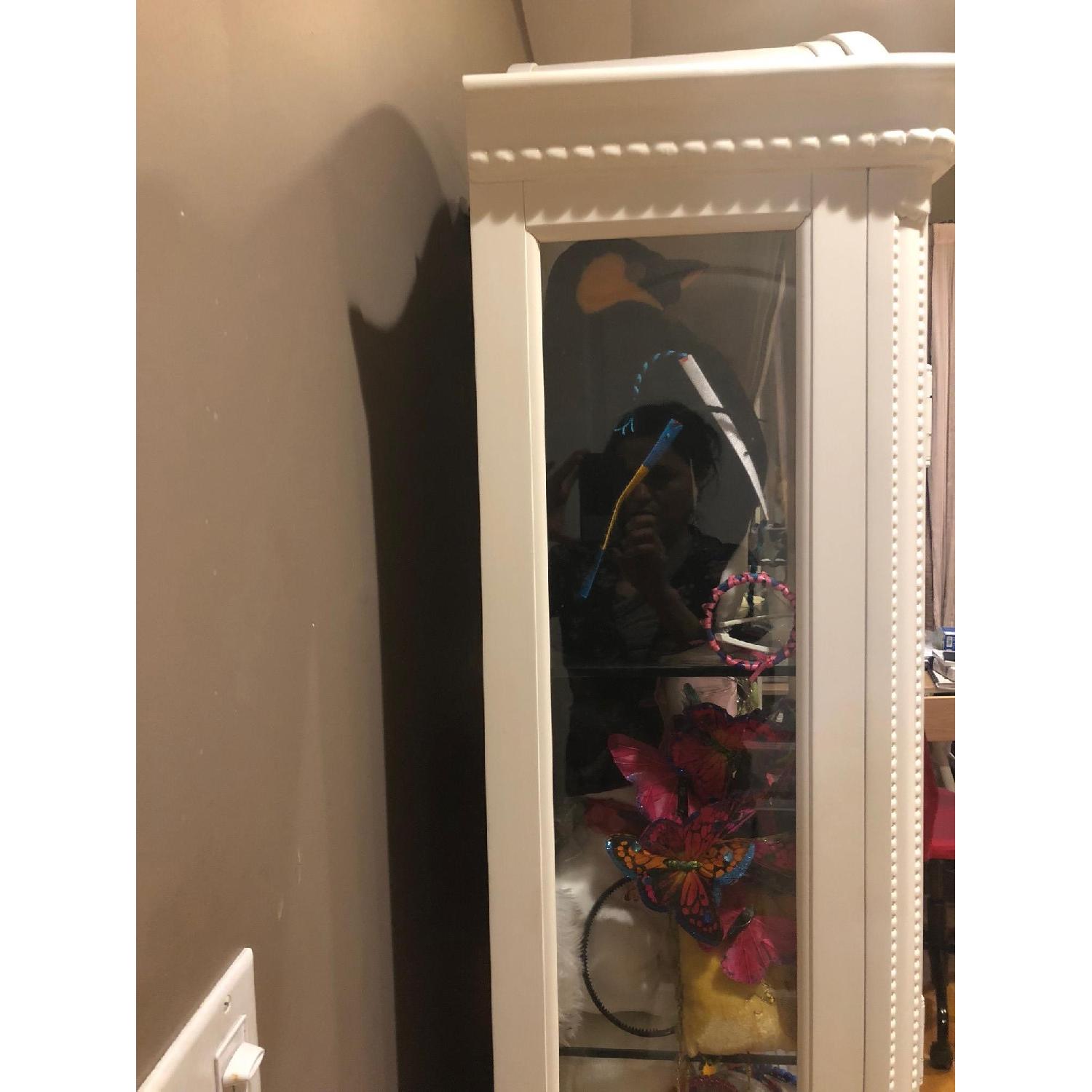 Glass Front Armoire w/ Glass Shelves - image-2