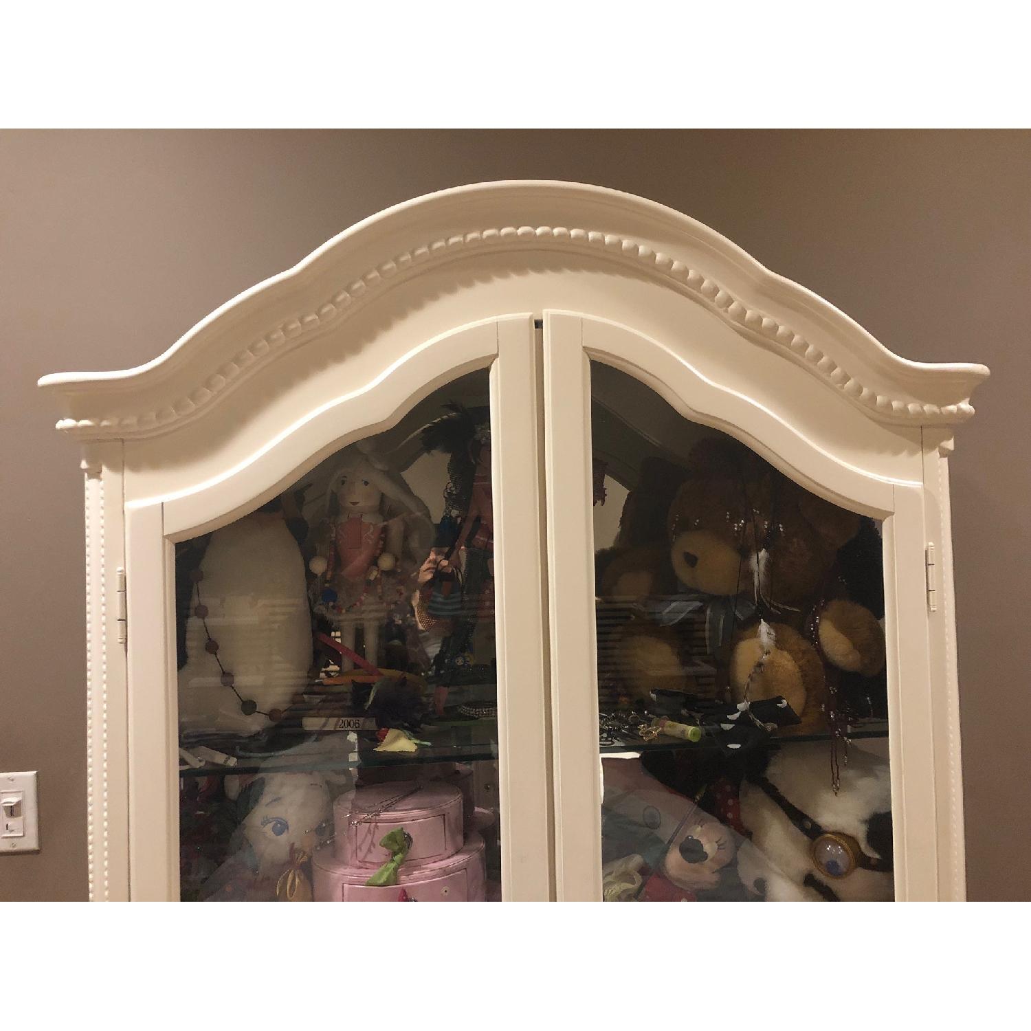 Glass Front Armoire w/ Glass Shelves - image-3