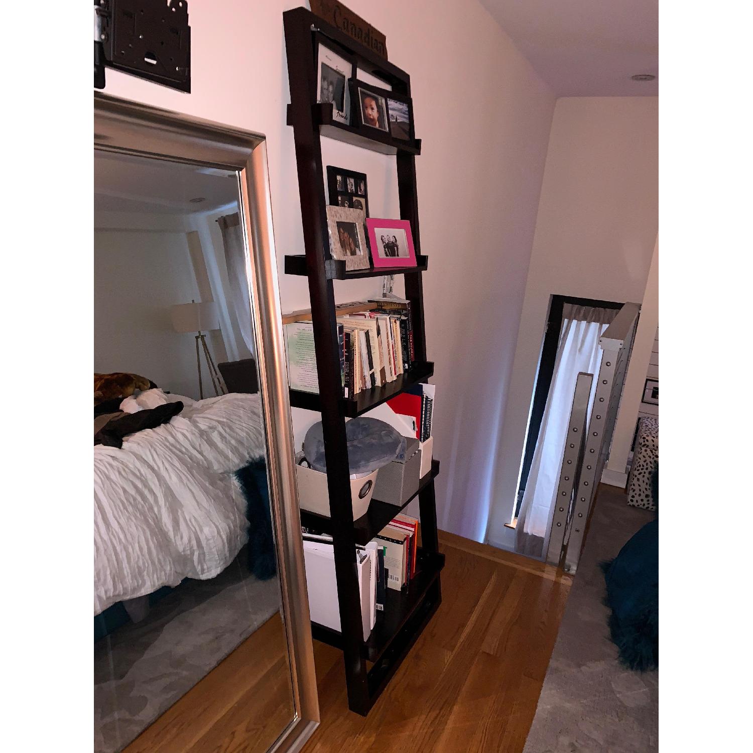 Crate & Barrel Sloane Leaning Bookcases - image-2