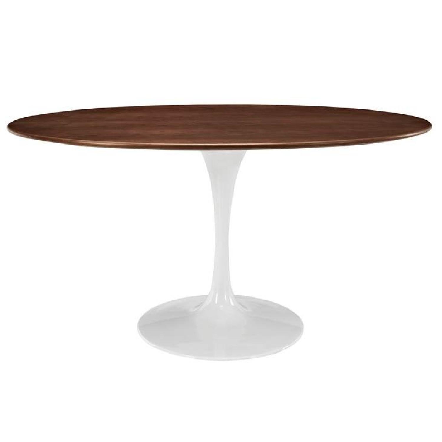 LexMod Oval Dining Table w/ Tulip Base - image-0