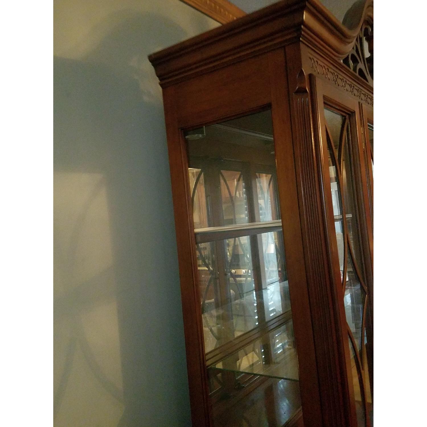 Lexington Cherry Wood China Cabinet - image-3