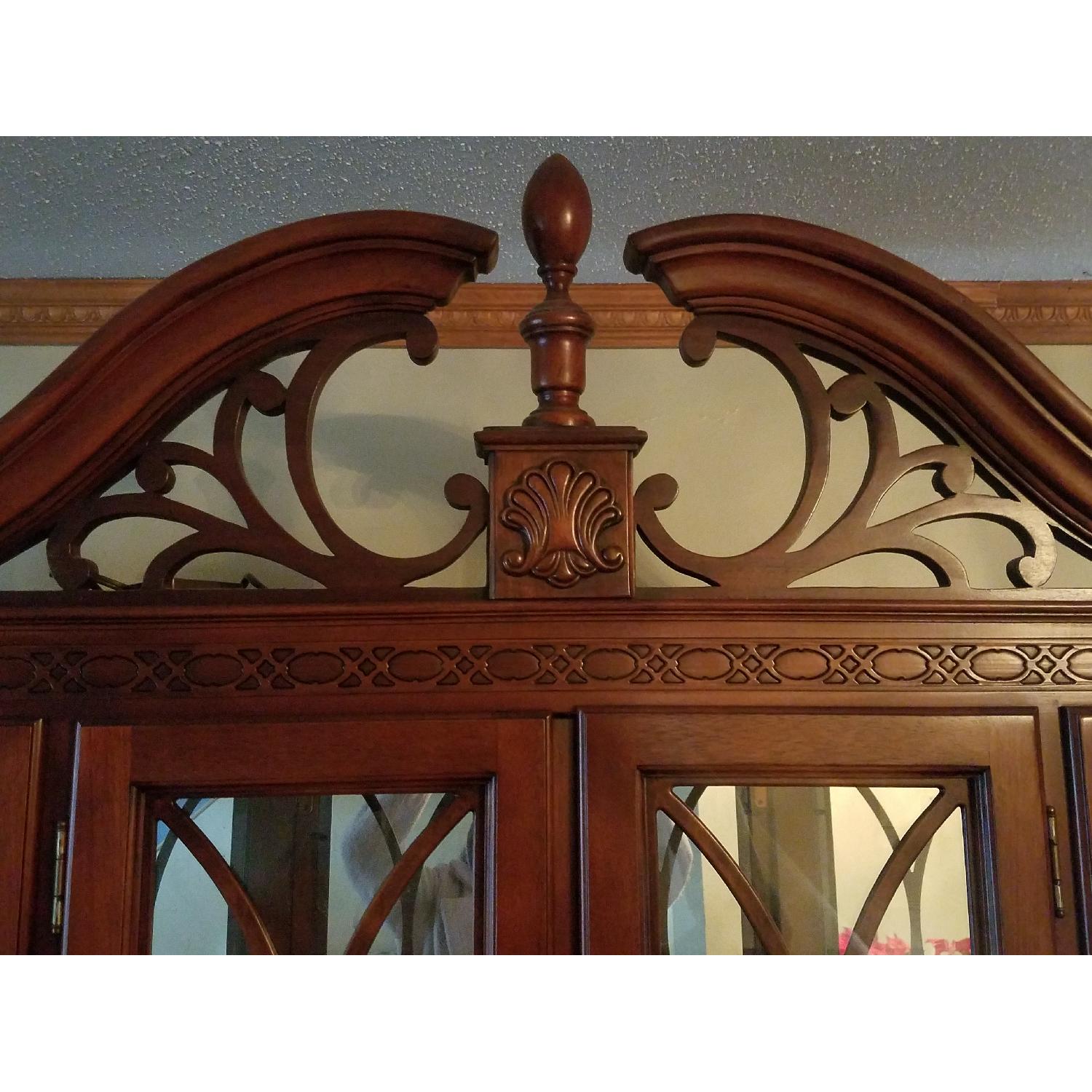 Lexington Cherry Wood China Cabinet - image-5