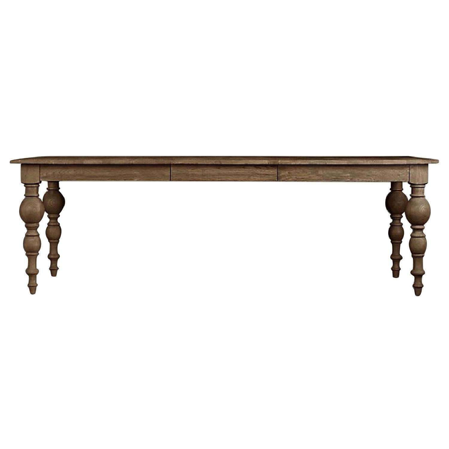 Restoration Hardware Grand Baluster Dining Table AptDeco