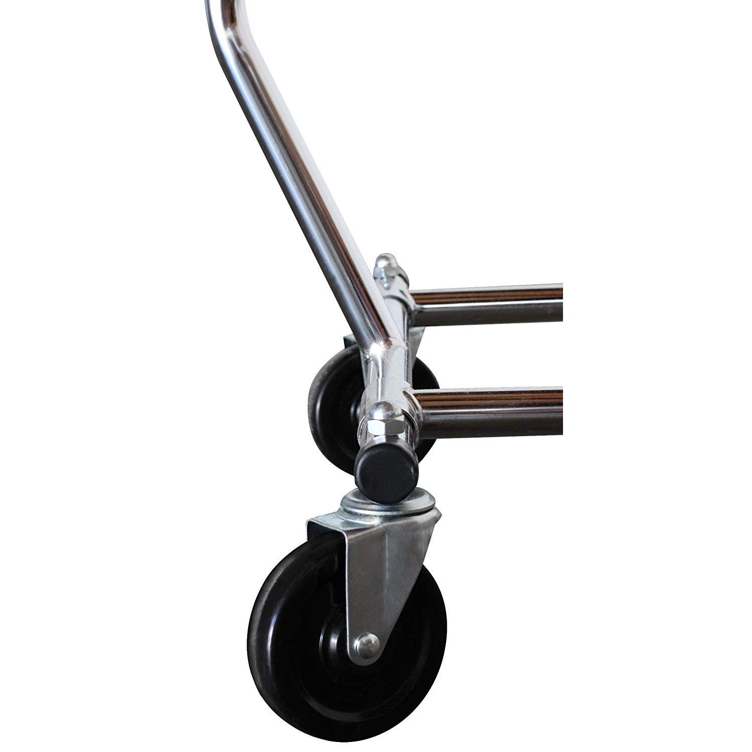 DecoBros Supreme Commercial Grade Clothing Garment Rack, Chr AptDeco