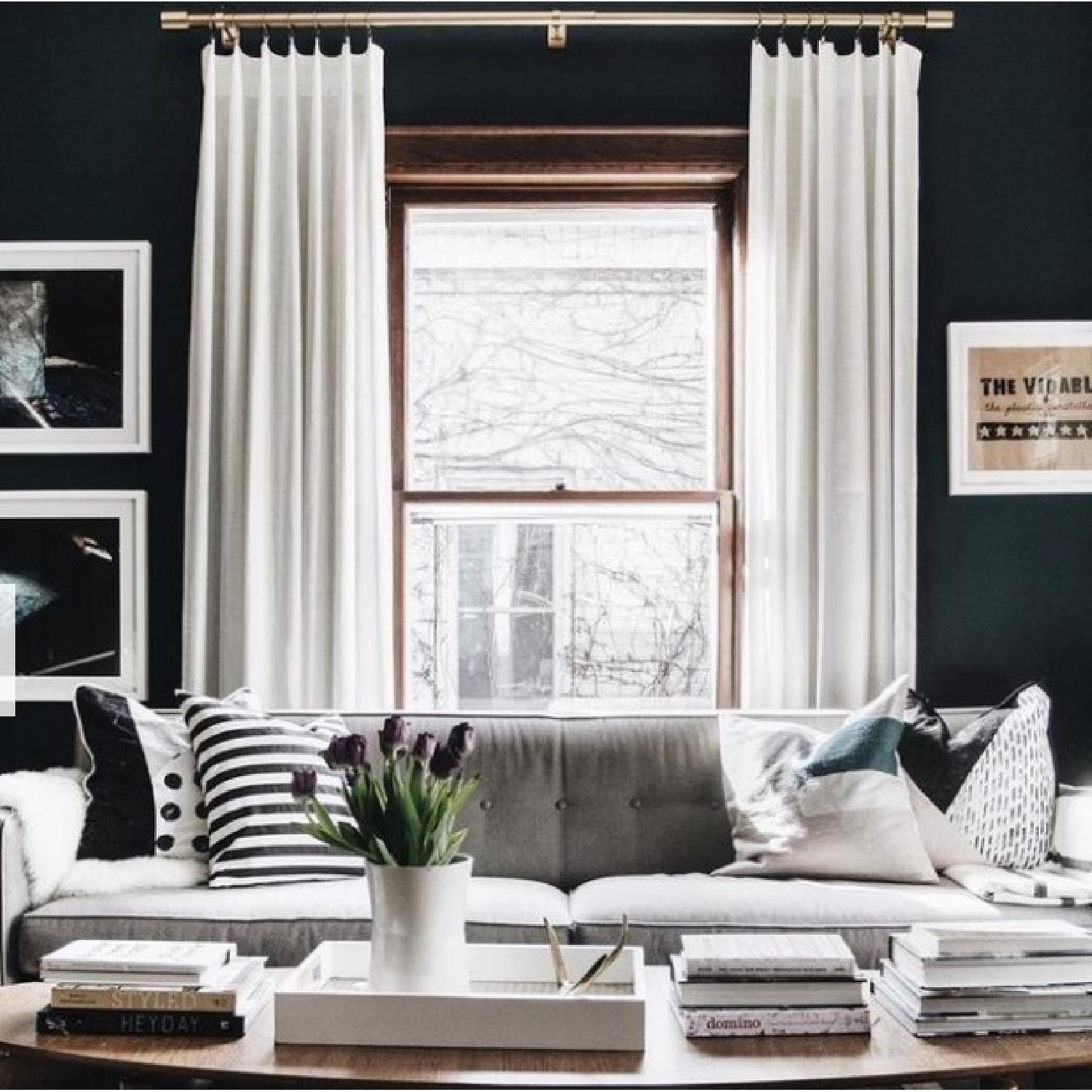 West Elm Oversized Metal Rod in Polished Nickel - image-1