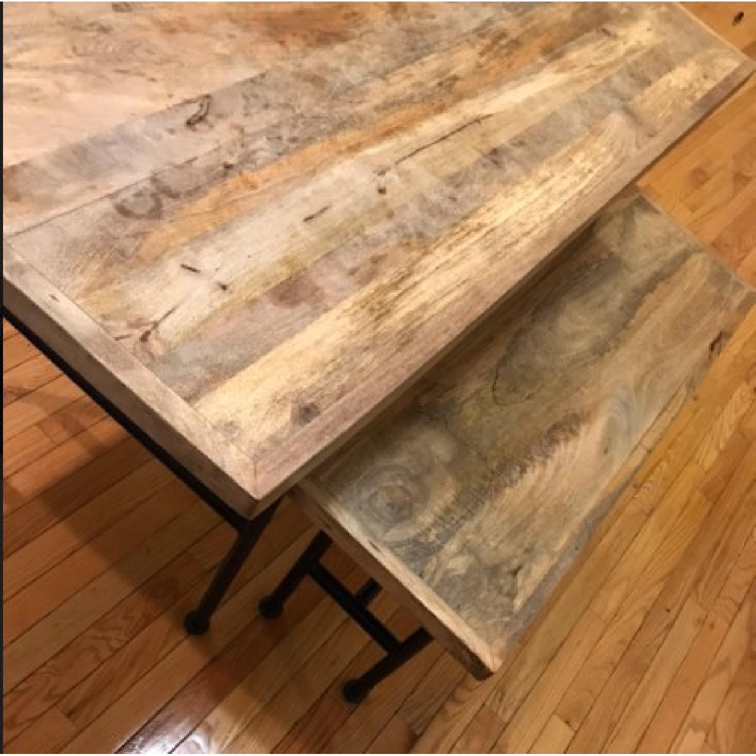 Urban Outfitters Industrial Pipe Dining Table w/ 2 Benches AptDeco