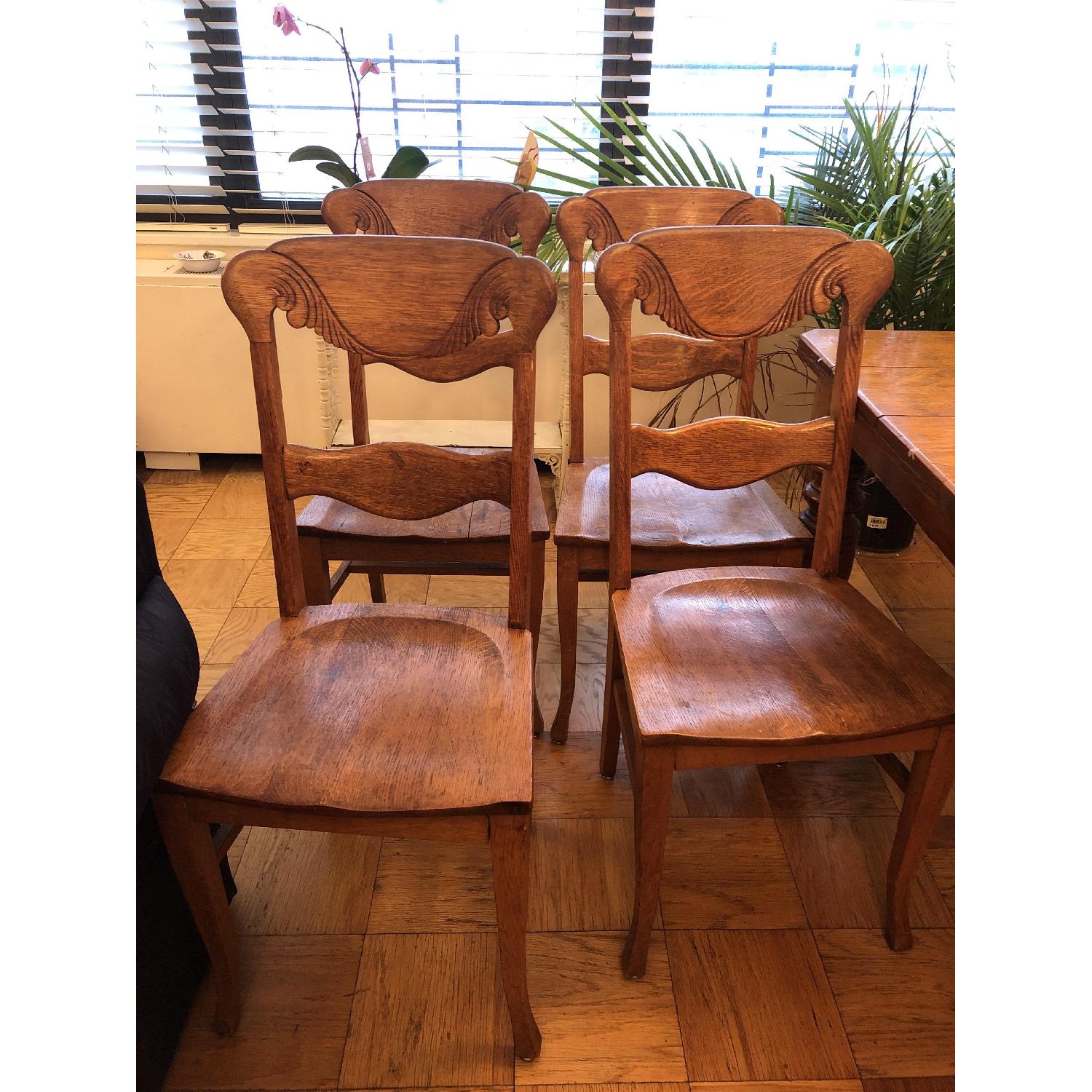 Antique Ornate Dining Chairs - image-1