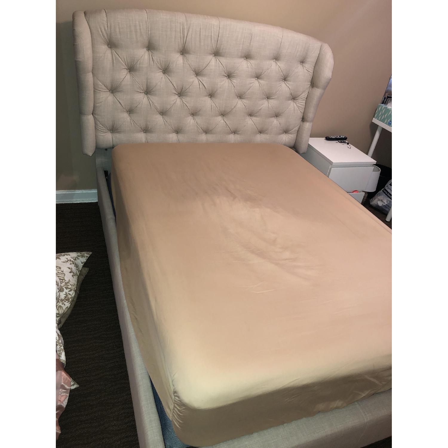 Alton Furniture Full Size Upholstered Bed w/ Headboard - image-2