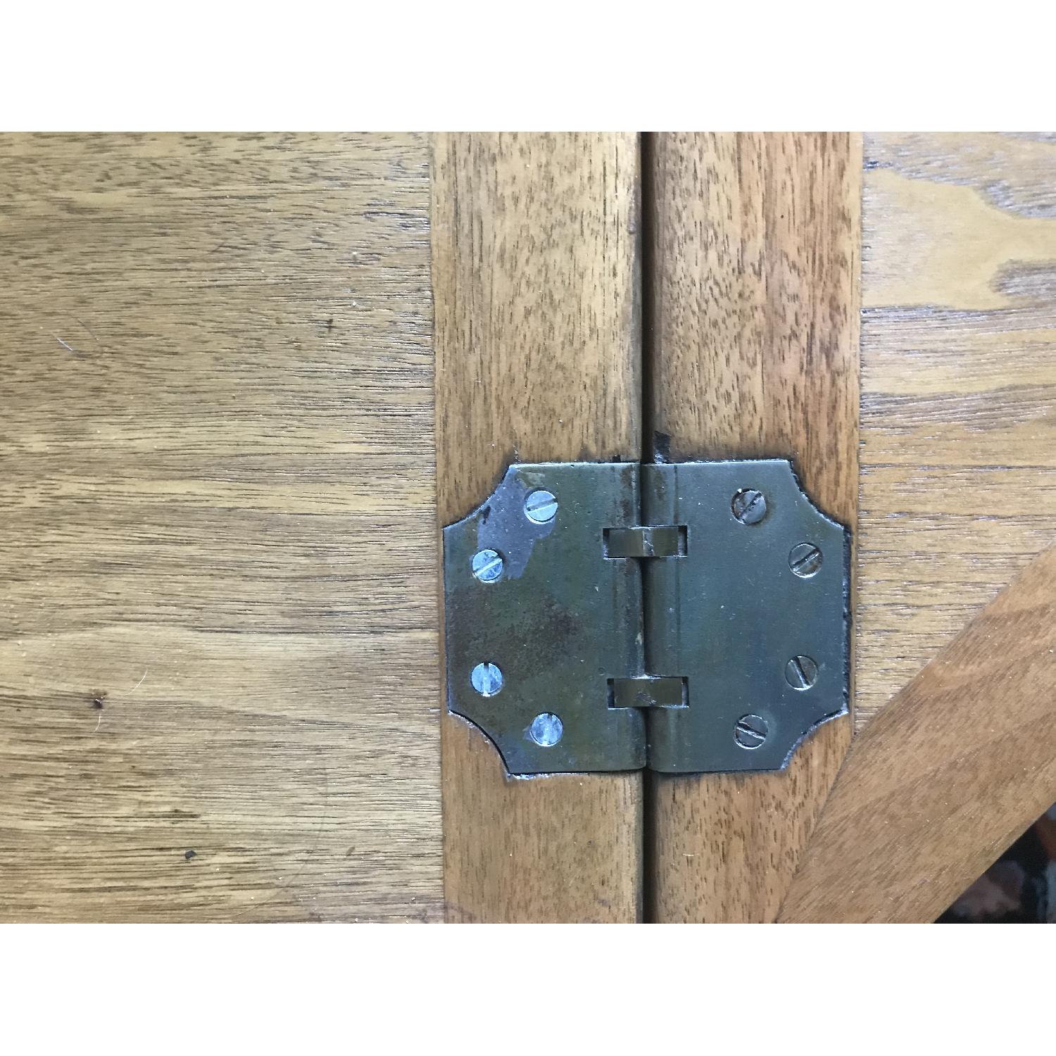 Antique Fold Out Coffee Table - image-6