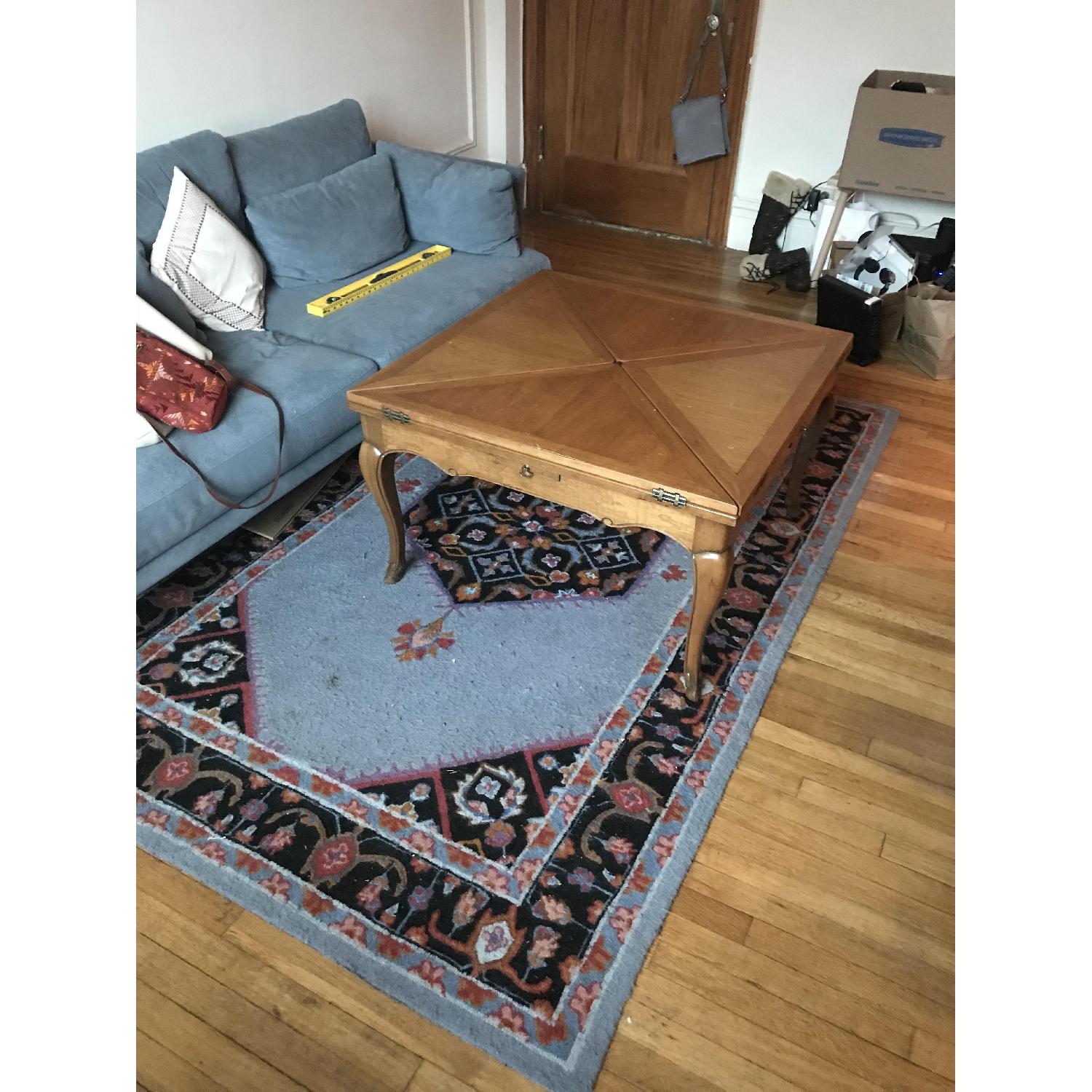 Antique Fold Out Coffee Table - image-16