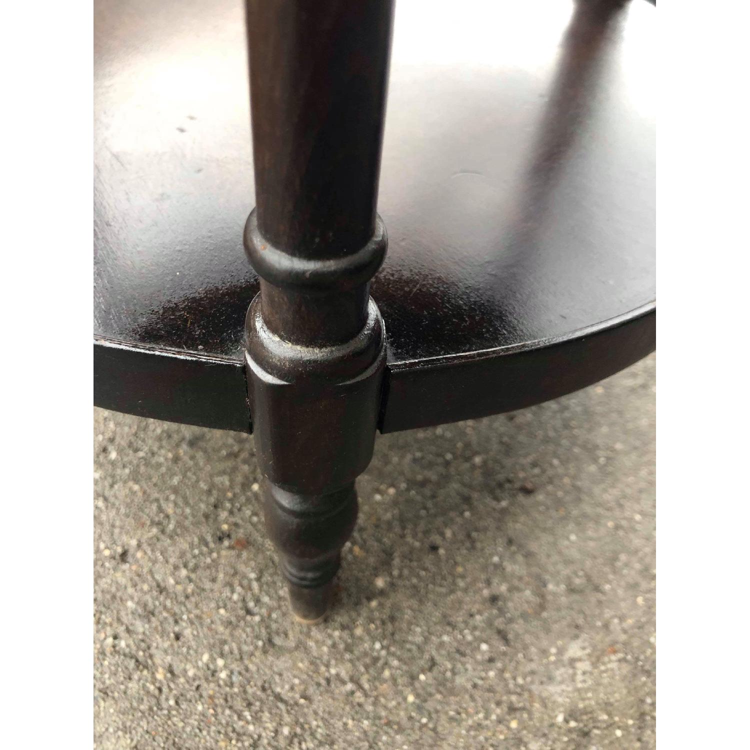 Antique 1930s Mahogany 3 Tier Side Table - image-5