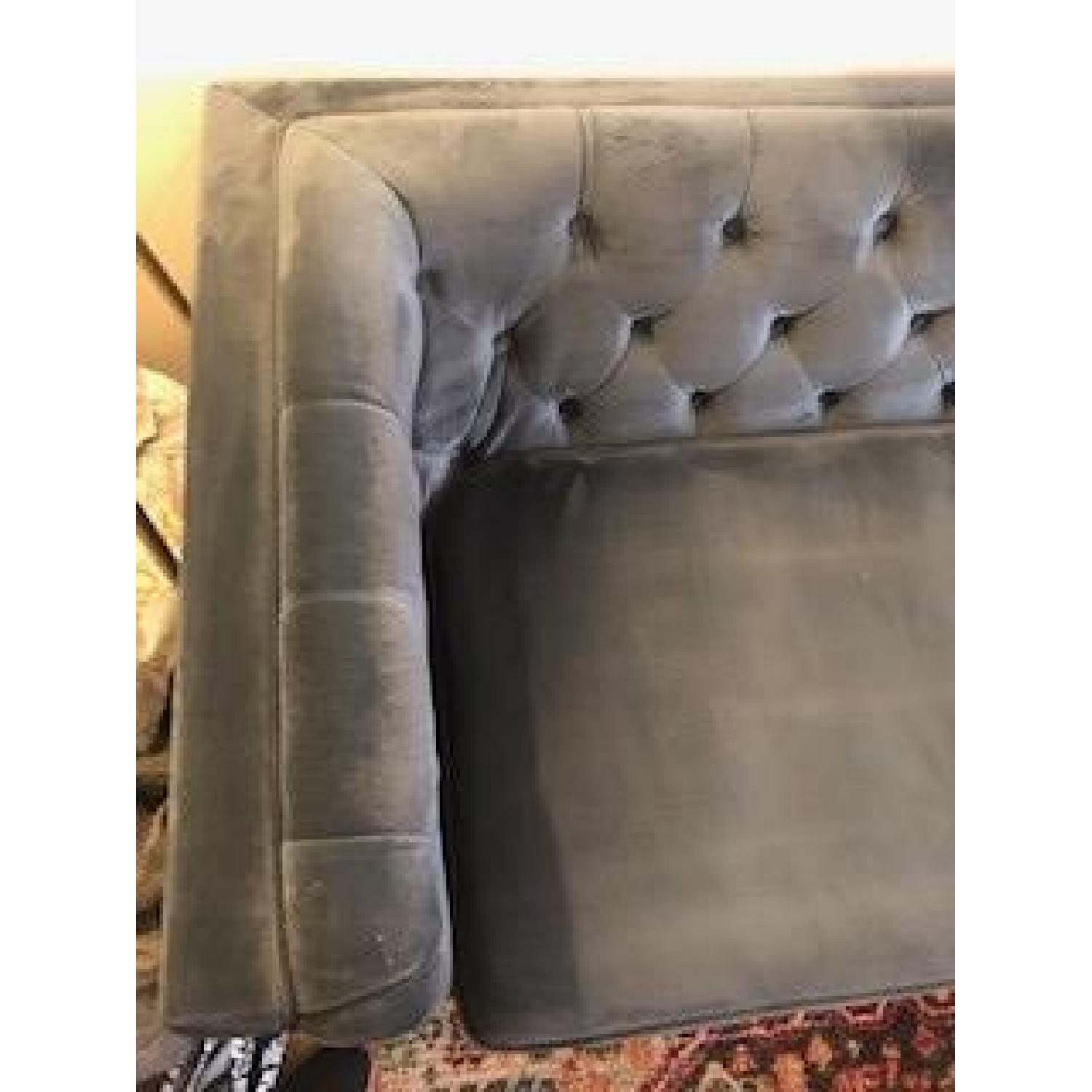 World Market Velvet Kendall Sofa - image-8
