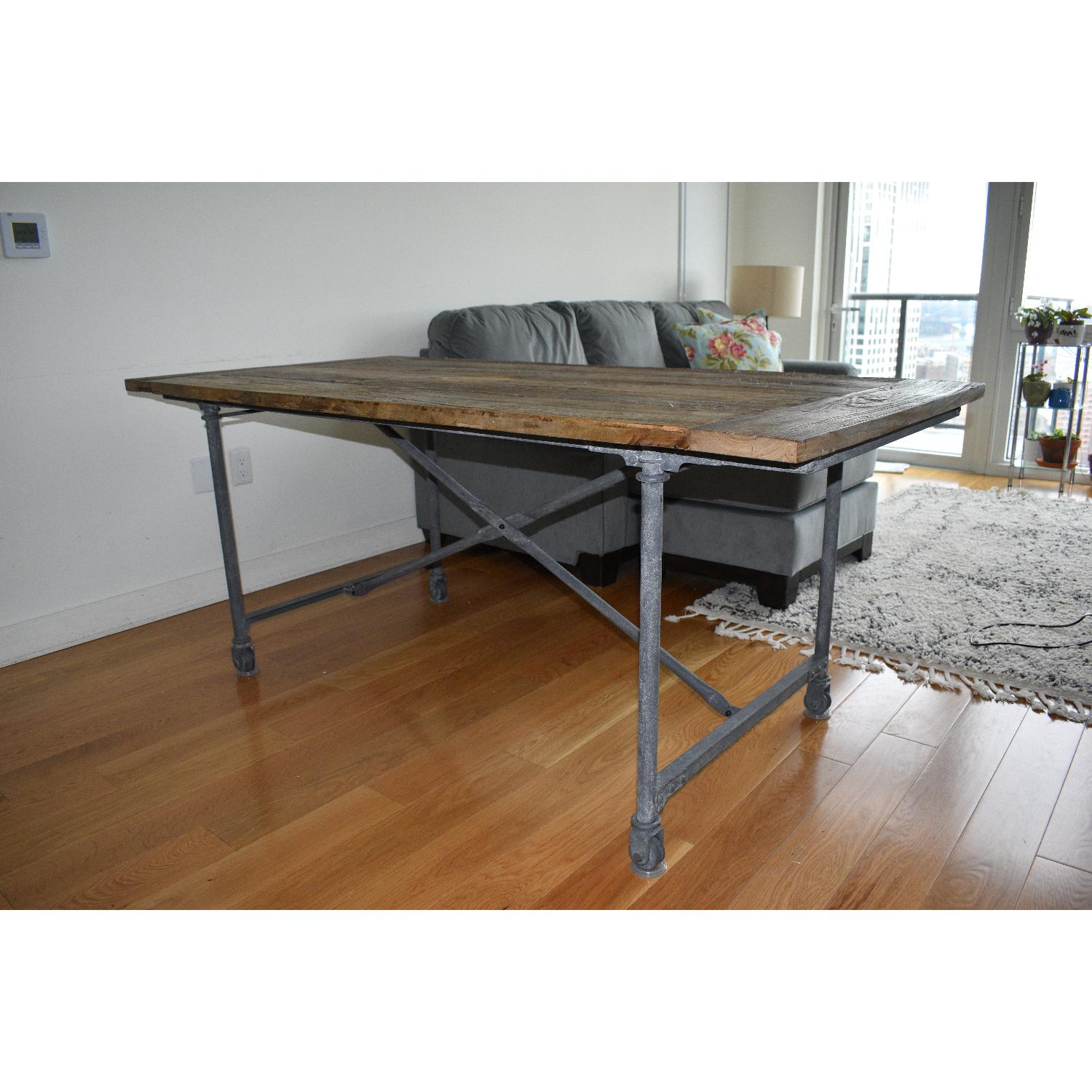 Restoration Hardware Flatiron Rectangle Dining Table - image-2