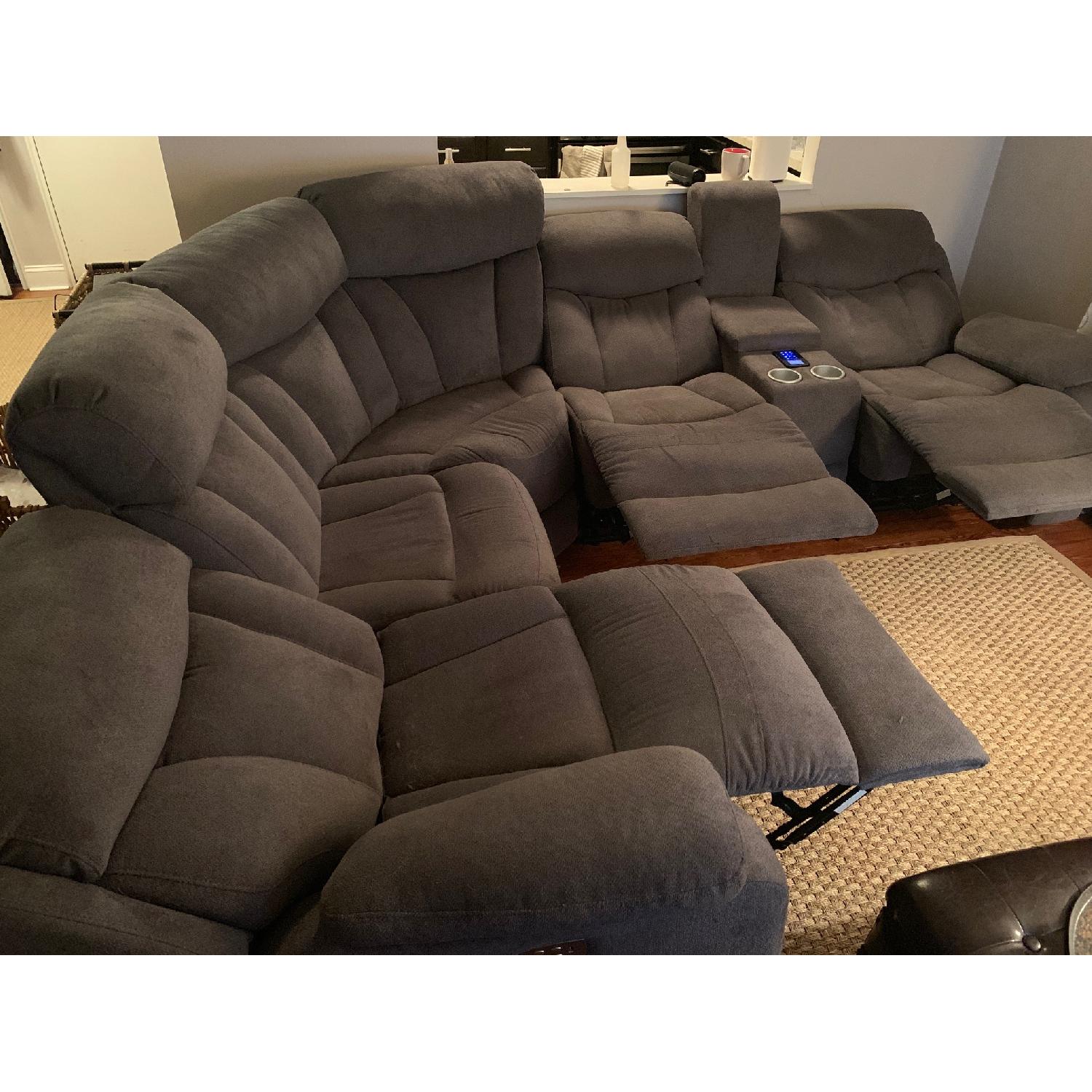 Raymour & Flanigan Connell Power-Reclining Sectional Sofa - image-8