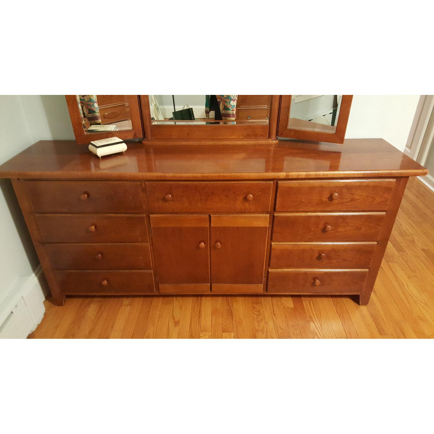 red maple dresser Dextrus 8-Drawer Fabric Dresser with Wood Grain, Red Maple Top, Storage  Unit for Adults & Teens, Brown