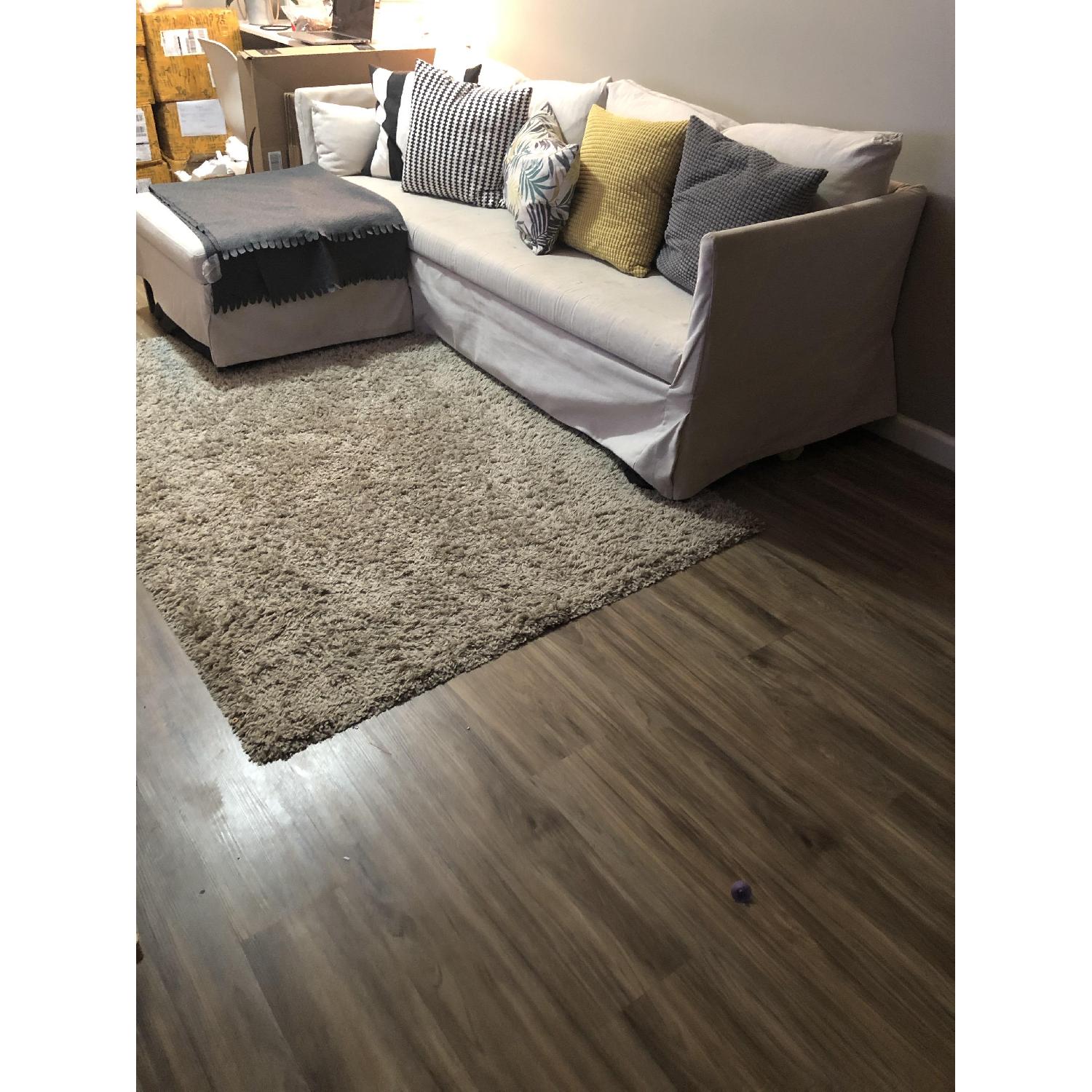 Ikea Sandbacken 3-Seat Corner Sectional in Lofallet Beige - image-1