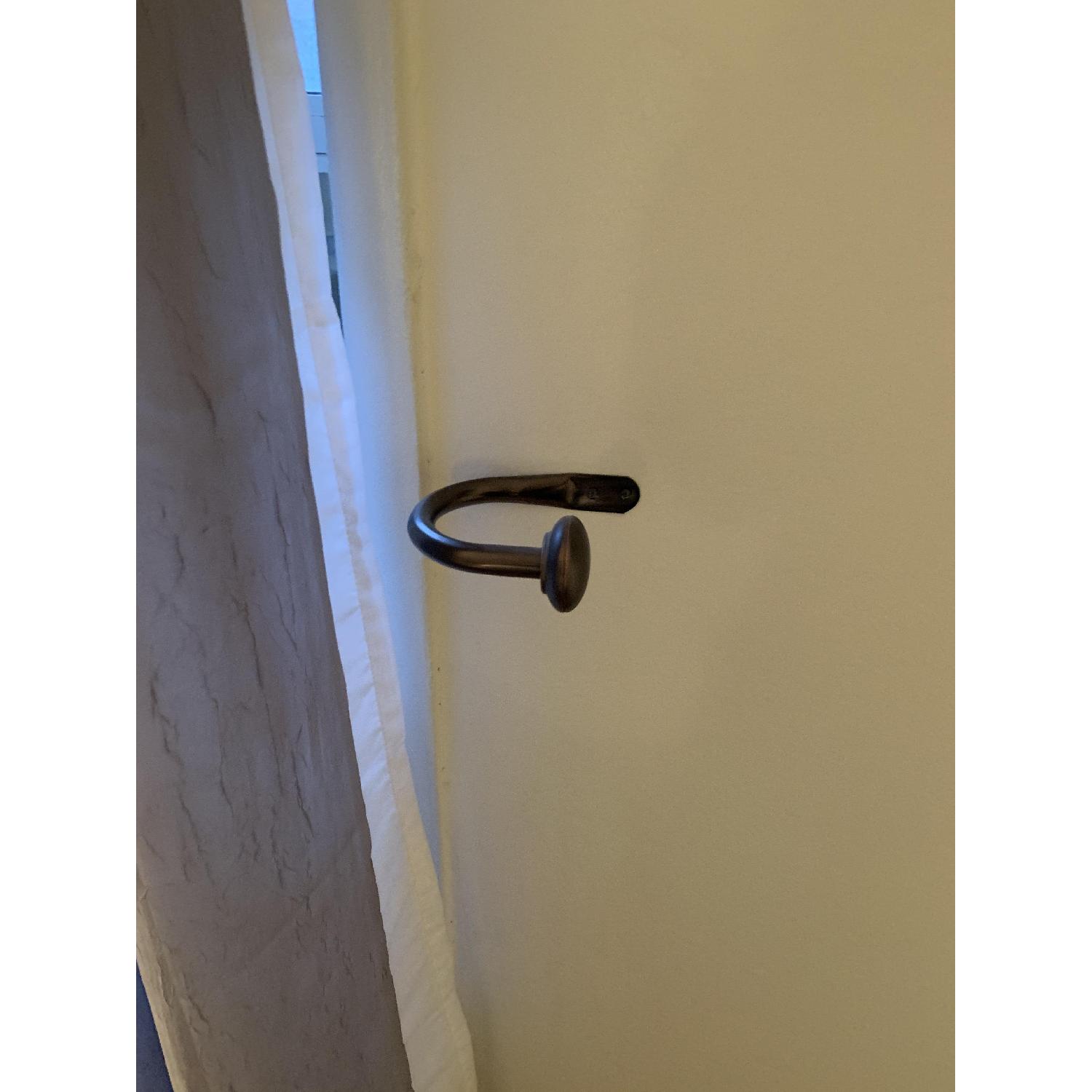 Bed Bath & Beyond Dark Brown Adjustable Curtain Rods - image-2