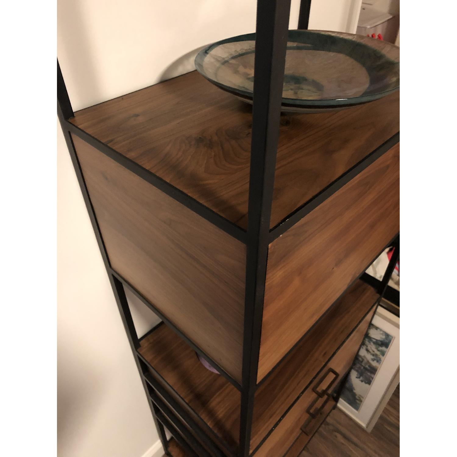 Crate & Barrel Knox Tall Storage Bookcase - image-5