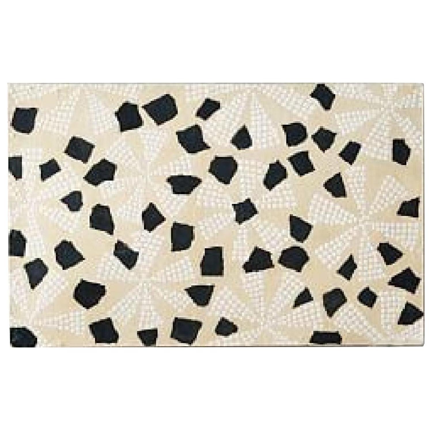 West Elm Papier Mache White Flower Burst Wall Art AptDeco