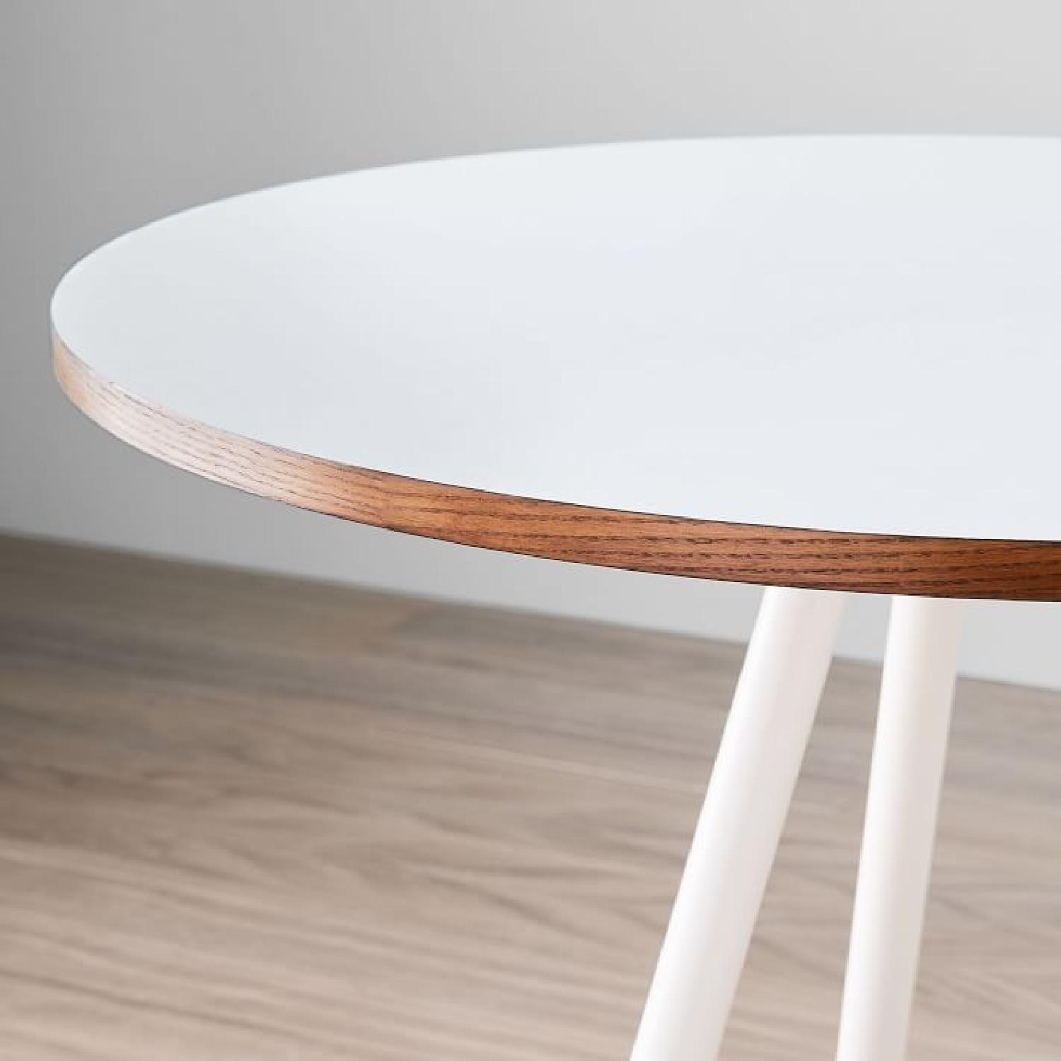 West Elm Wren Bistro Table in White Laminate - image-1