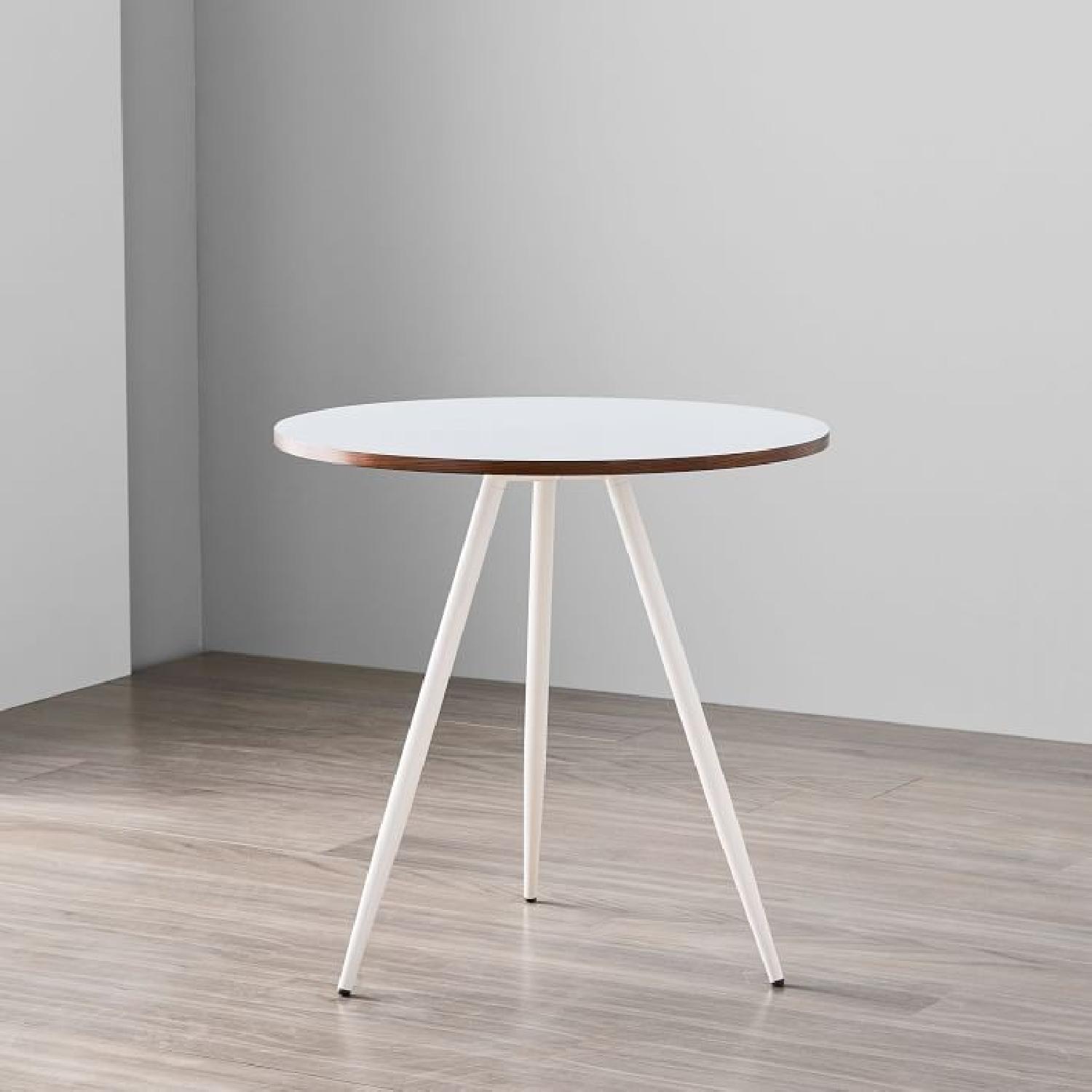 West Elm Wren Bistro Table in White Laminate - image-2