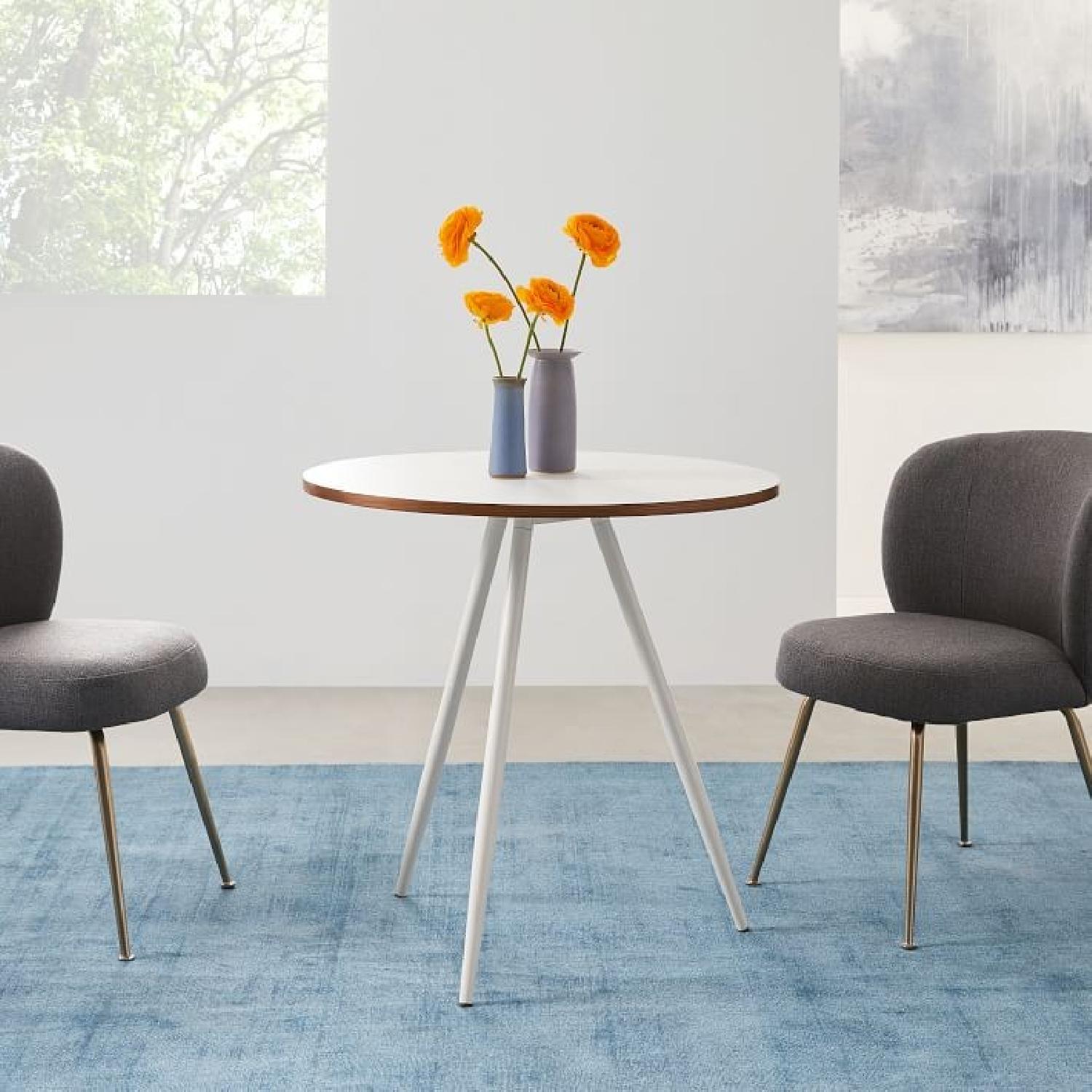 West Elm Wren Bistro Table in White Laminate - image-4