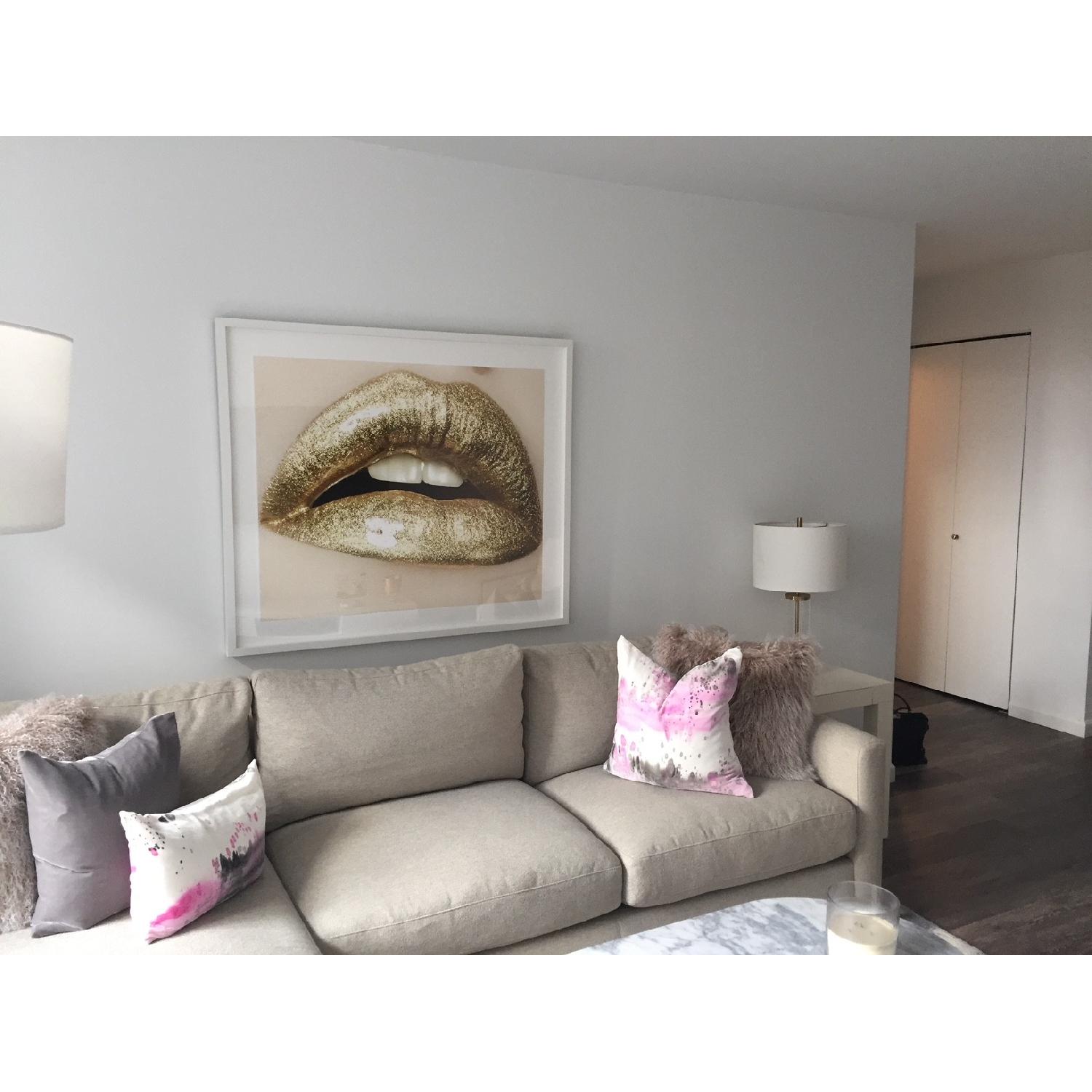 Herve Dunoyer Gold Lips - image-1