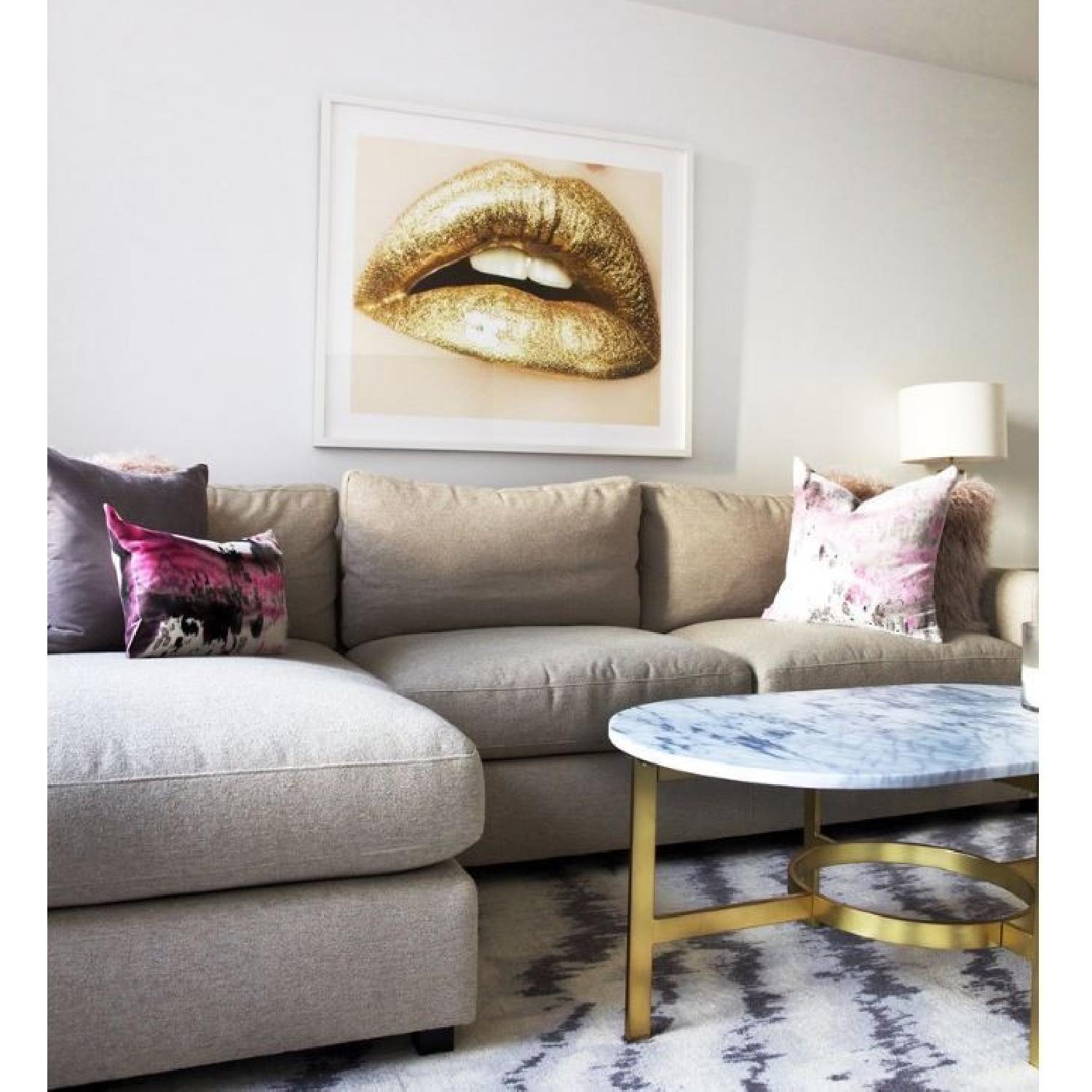 Herve Dunoyer Gold Lips - image-2