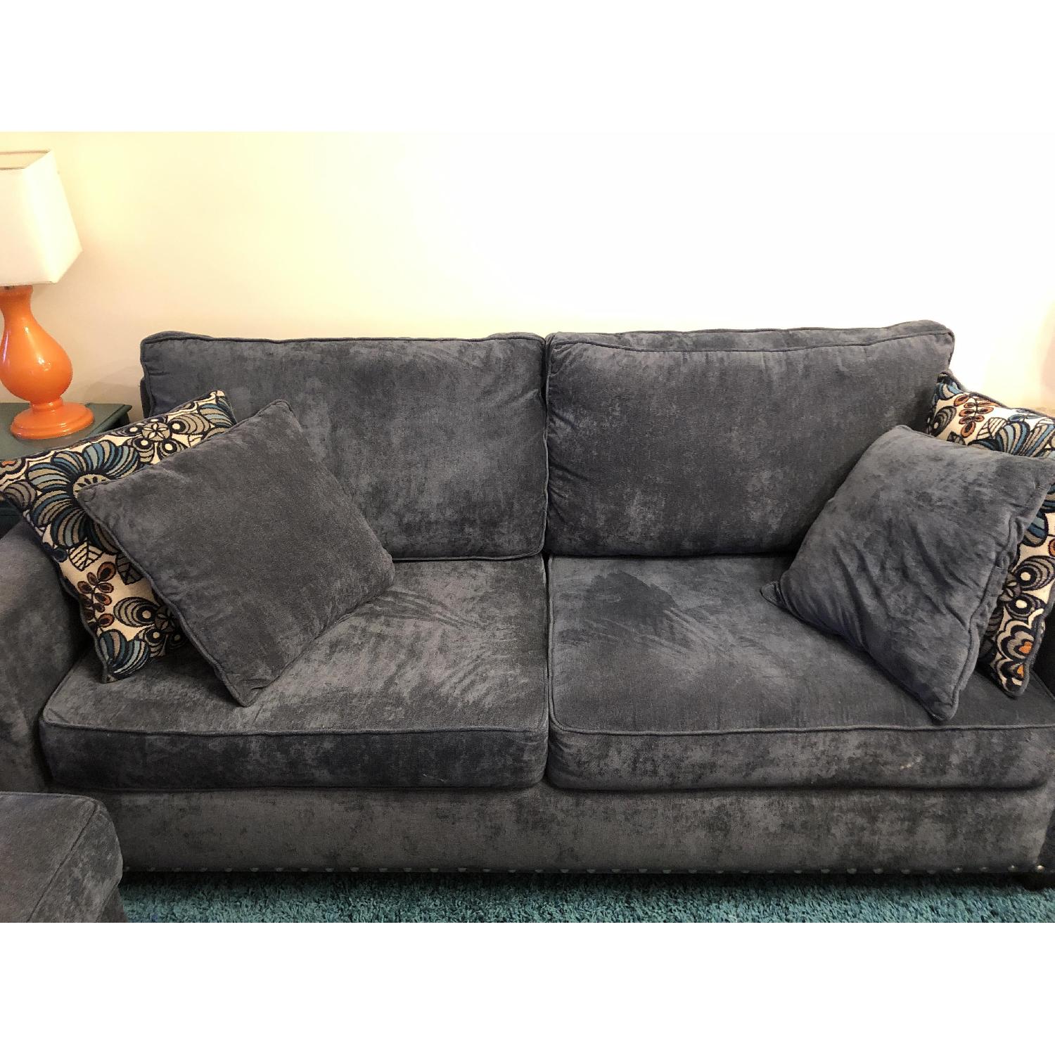 Bob's Melanie Sofa w/ Storage Ottoman - image-1