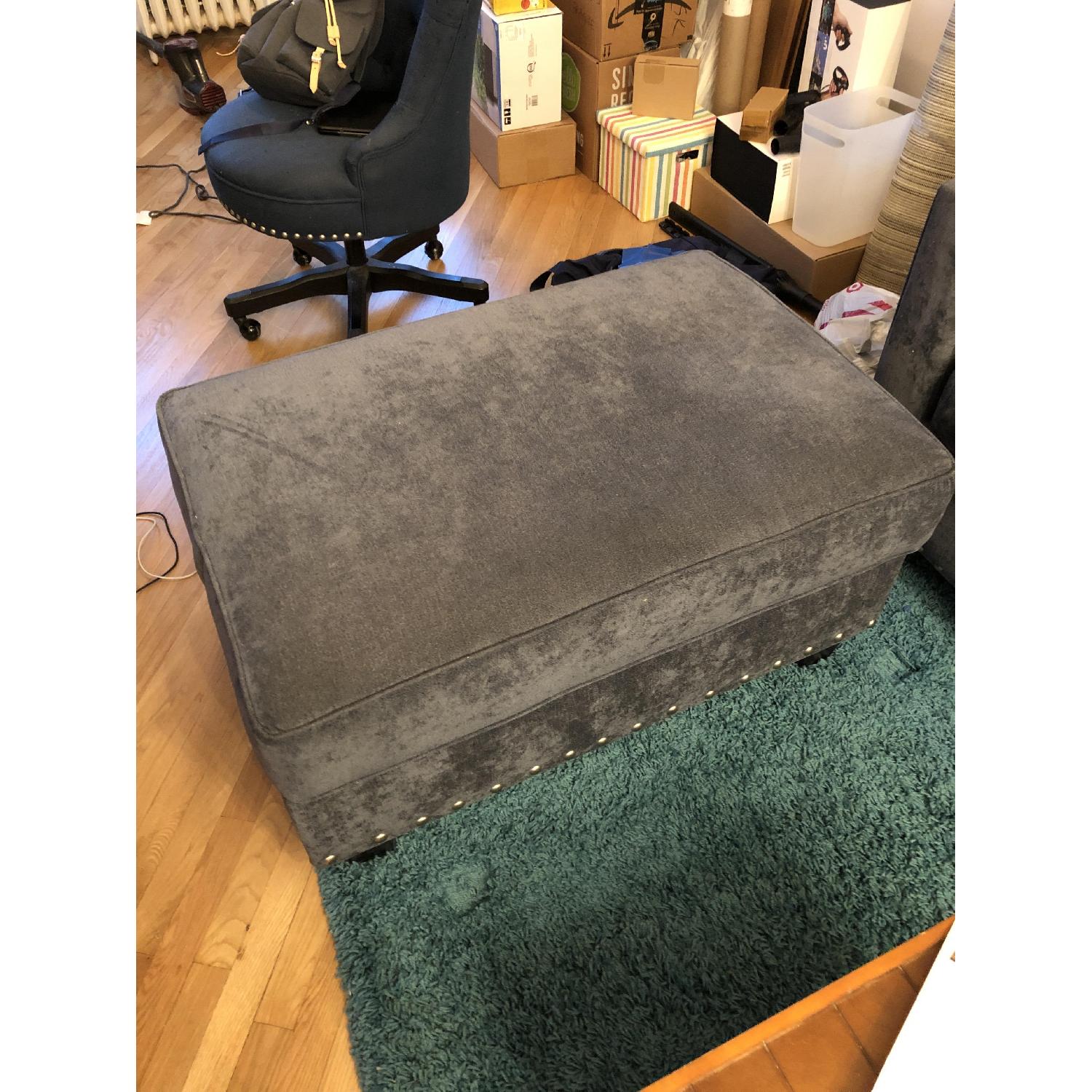 Bob's Melanie Sofa w/ Storage Ottoman - image-2